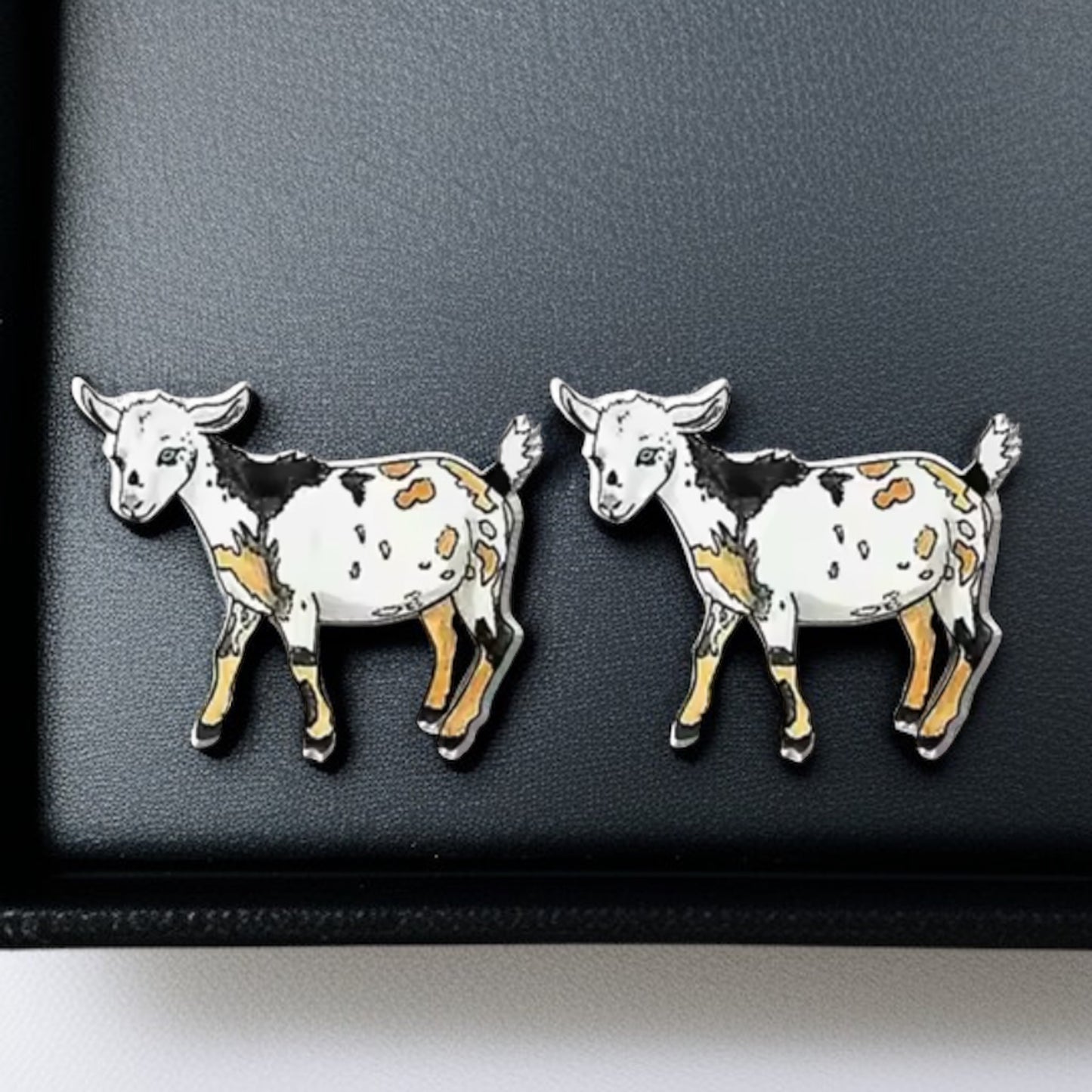 Goats Galore: Adorable Goat Stud Earrings! ๐