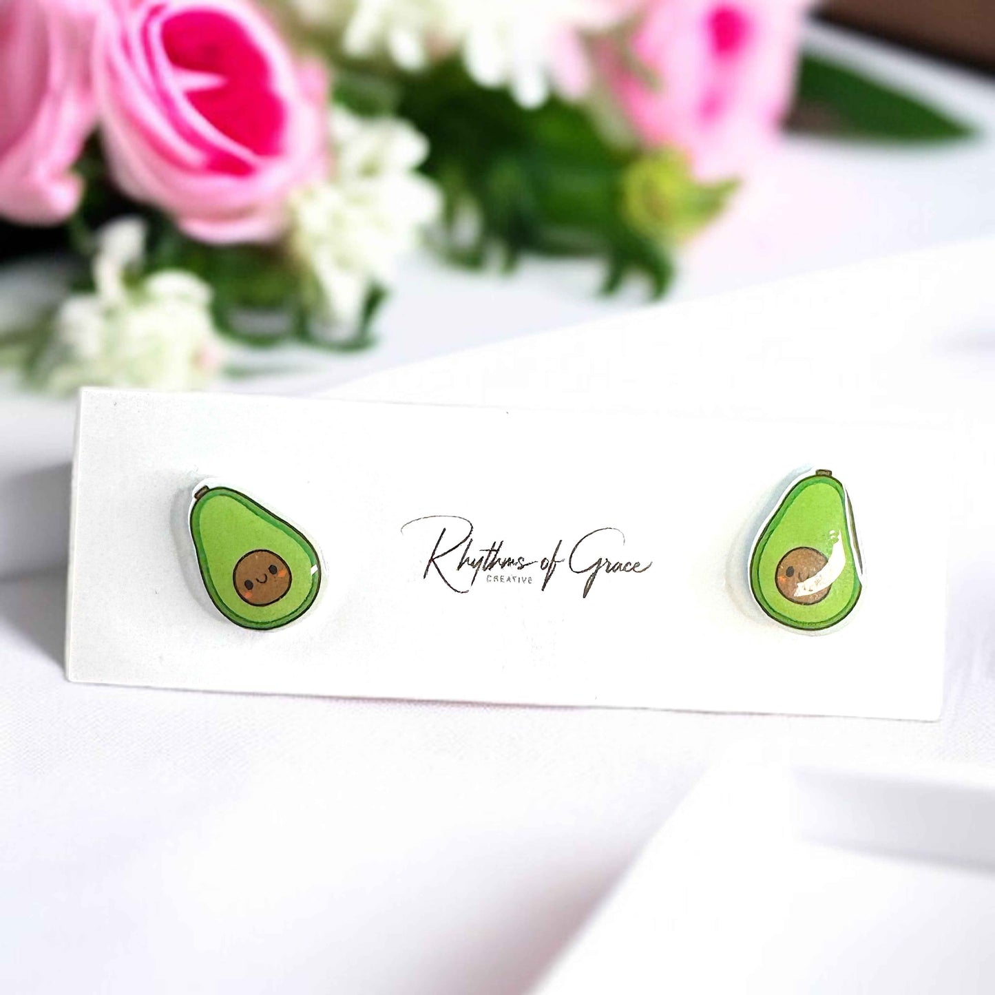 Get Your Guac On: Adorable Avocado Stud Earrings!