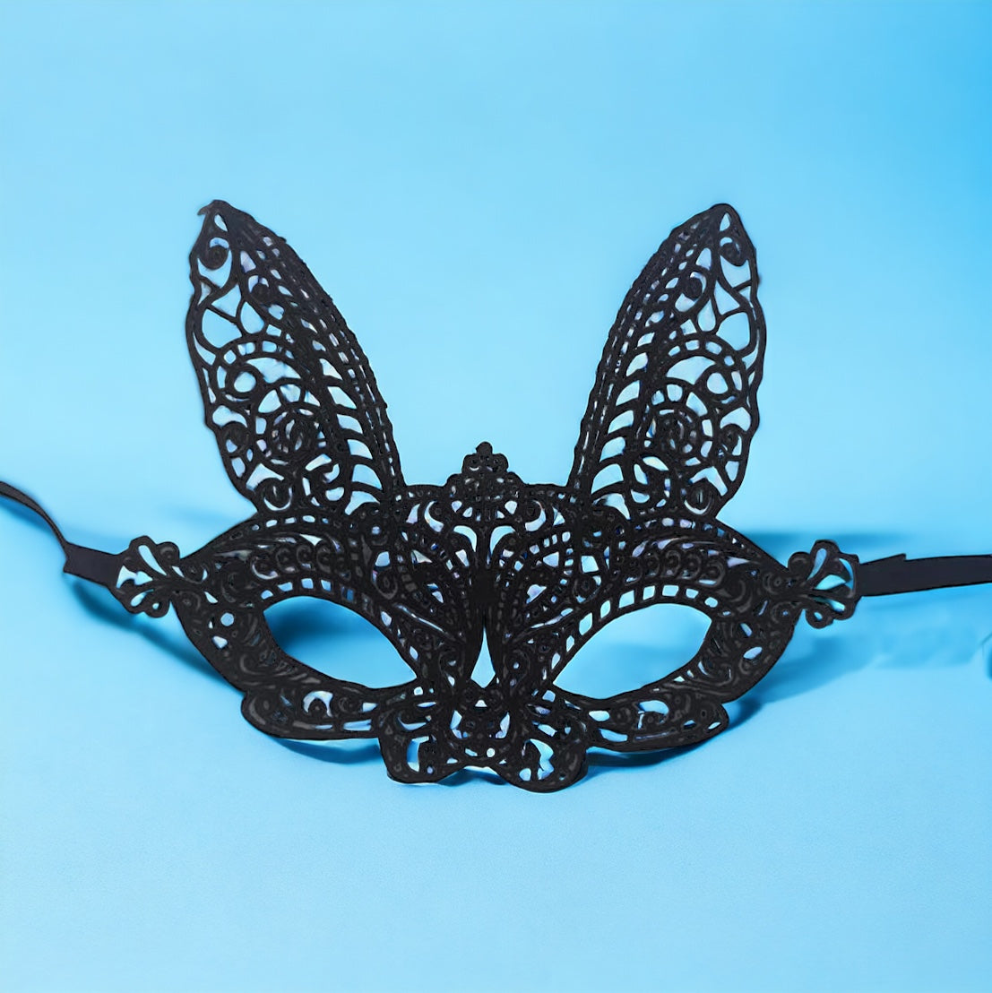 Velvet Night Rabbit Mask – Masquerade Magic with a Wild Side