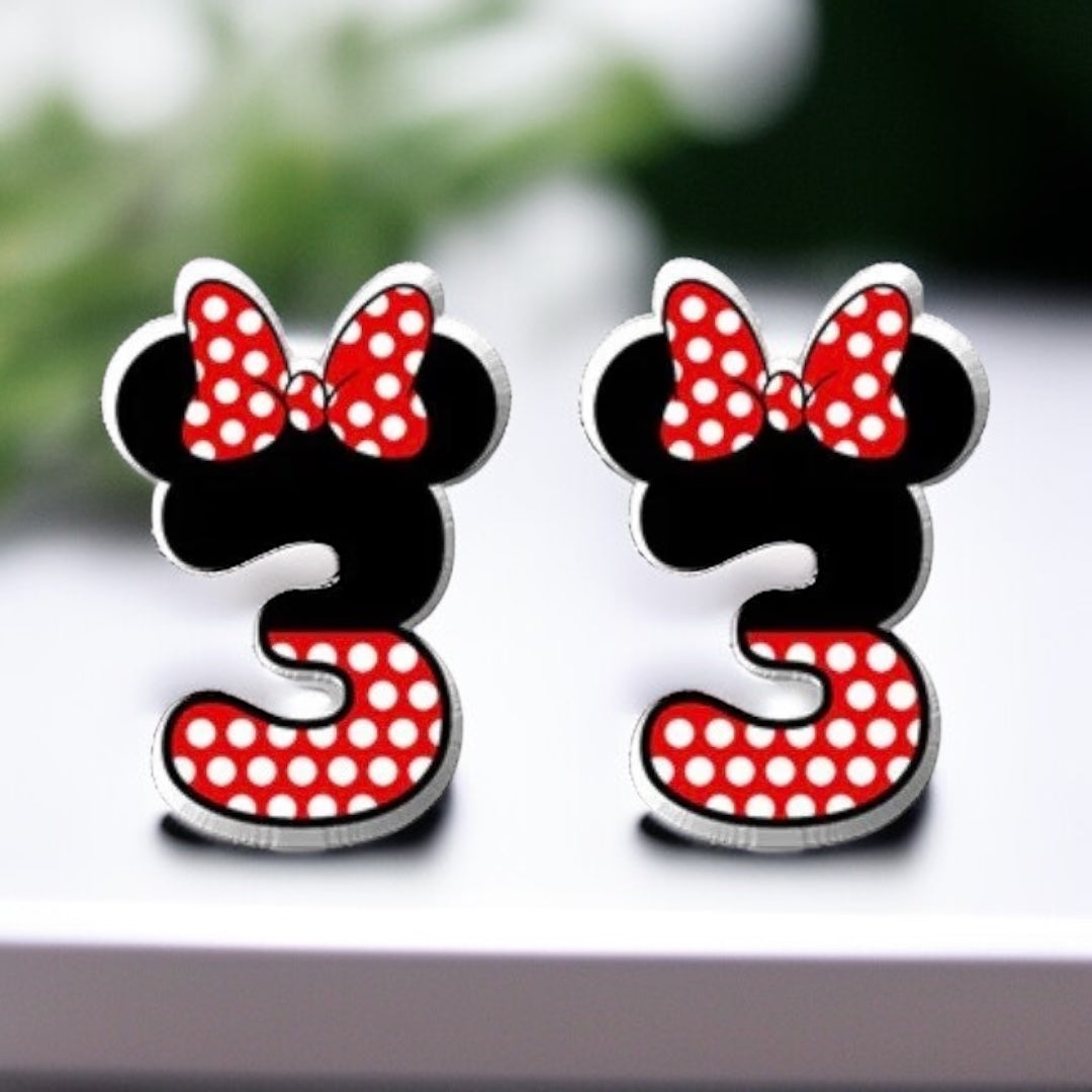 Whimsical Number Stud Earrings: Celebrate Your Age in Style!