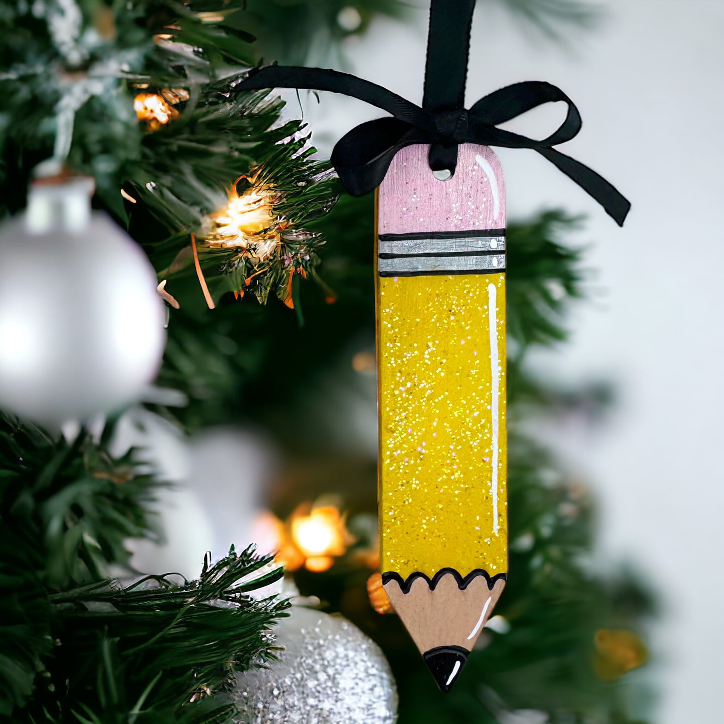 Personalized Pencil Ornaments – Celebrate Your Child's First Year of School!
