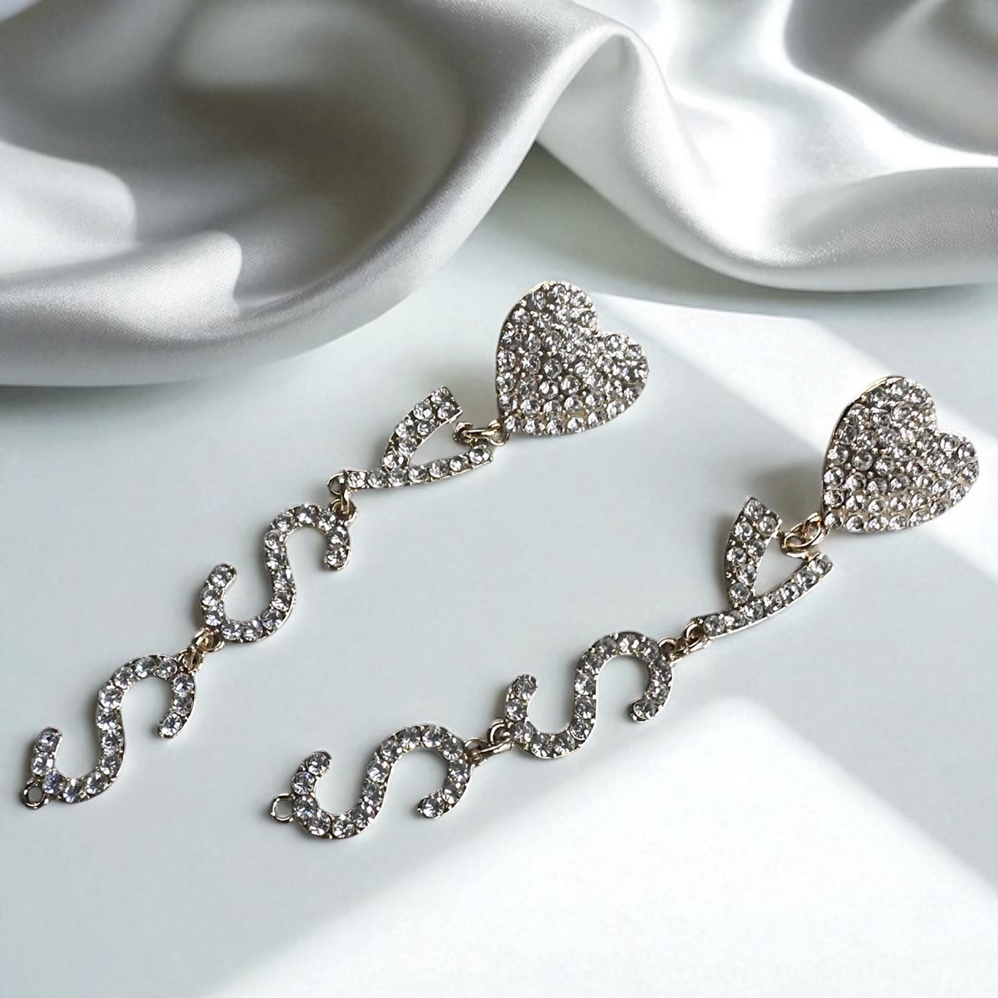 YSSS! Rhinestone Drop Earrings – Statement Bling for Bold Queens 💎
