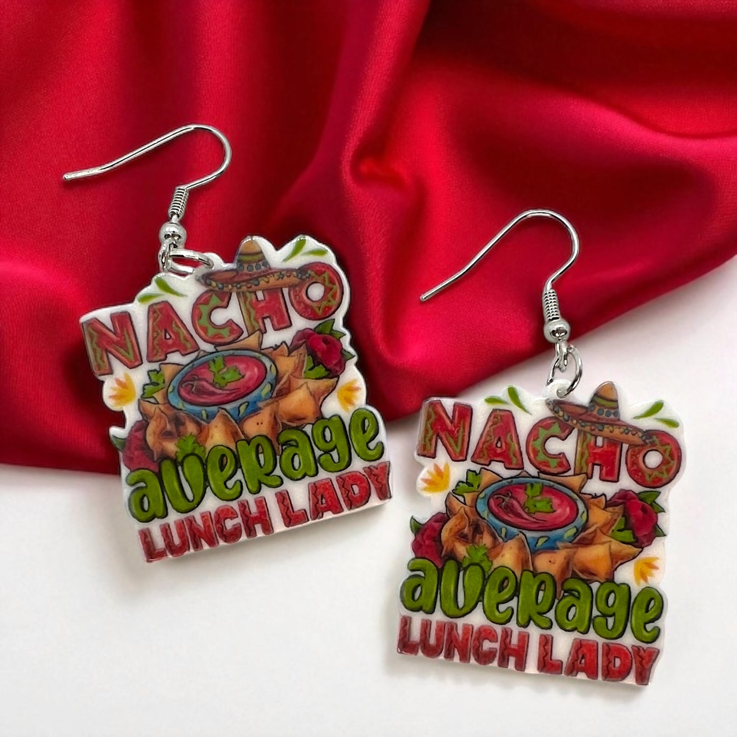 Lunch Lady Earrings: Celebrate the Heroes of the Cafeteria! 🌮 - Rhythms of Grace Creative