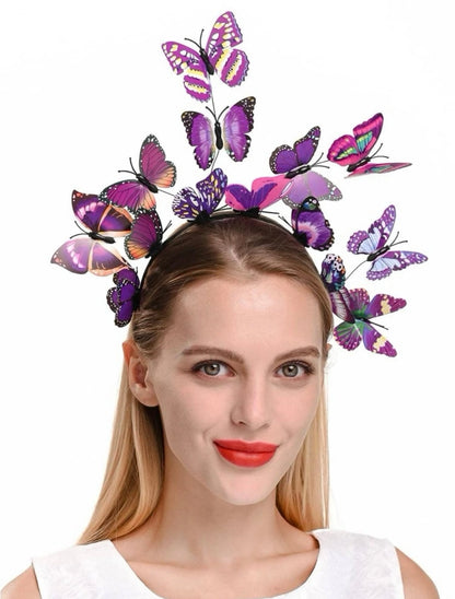 Butterdly Headband - Handmade Headpiece, Butterfly Headpiece, Butterfly Costume