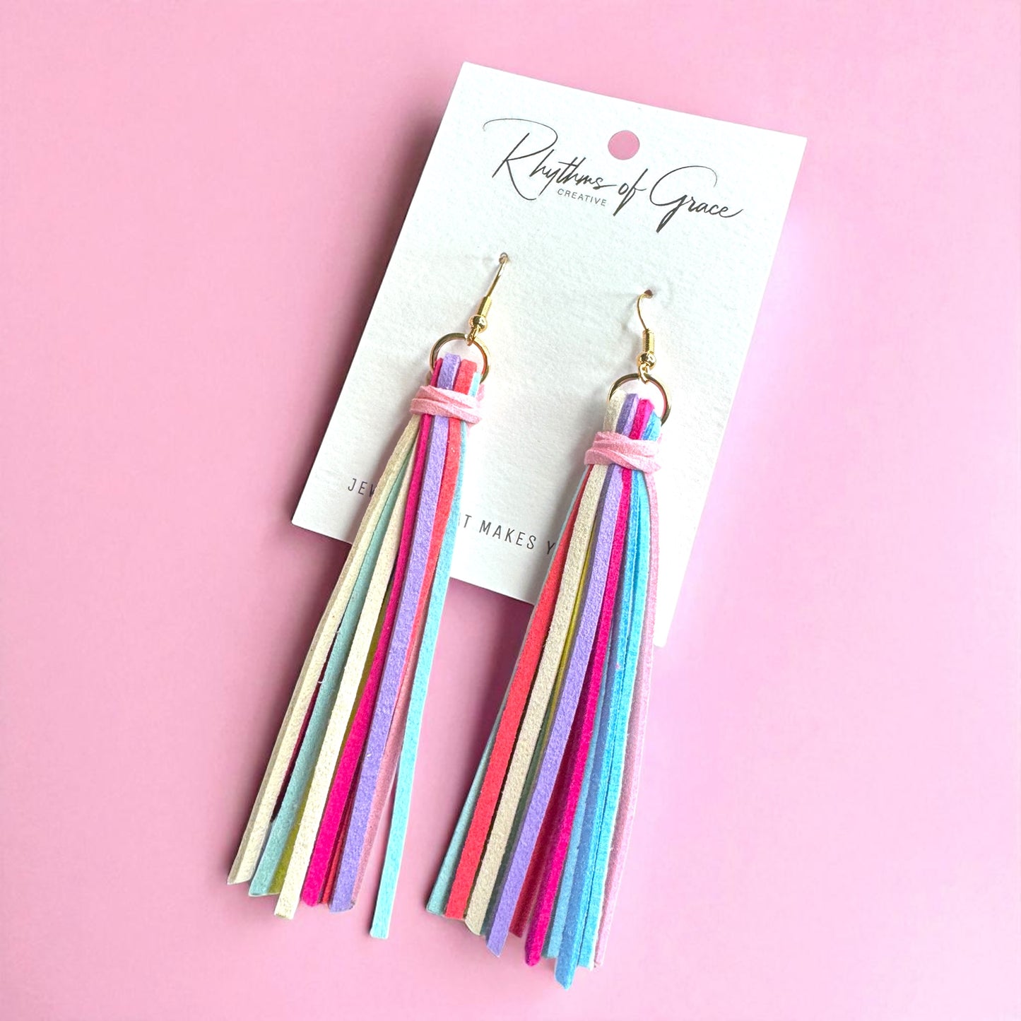 Fringe with Benefits – Pastel Tassel Earrings for Everyday Play!