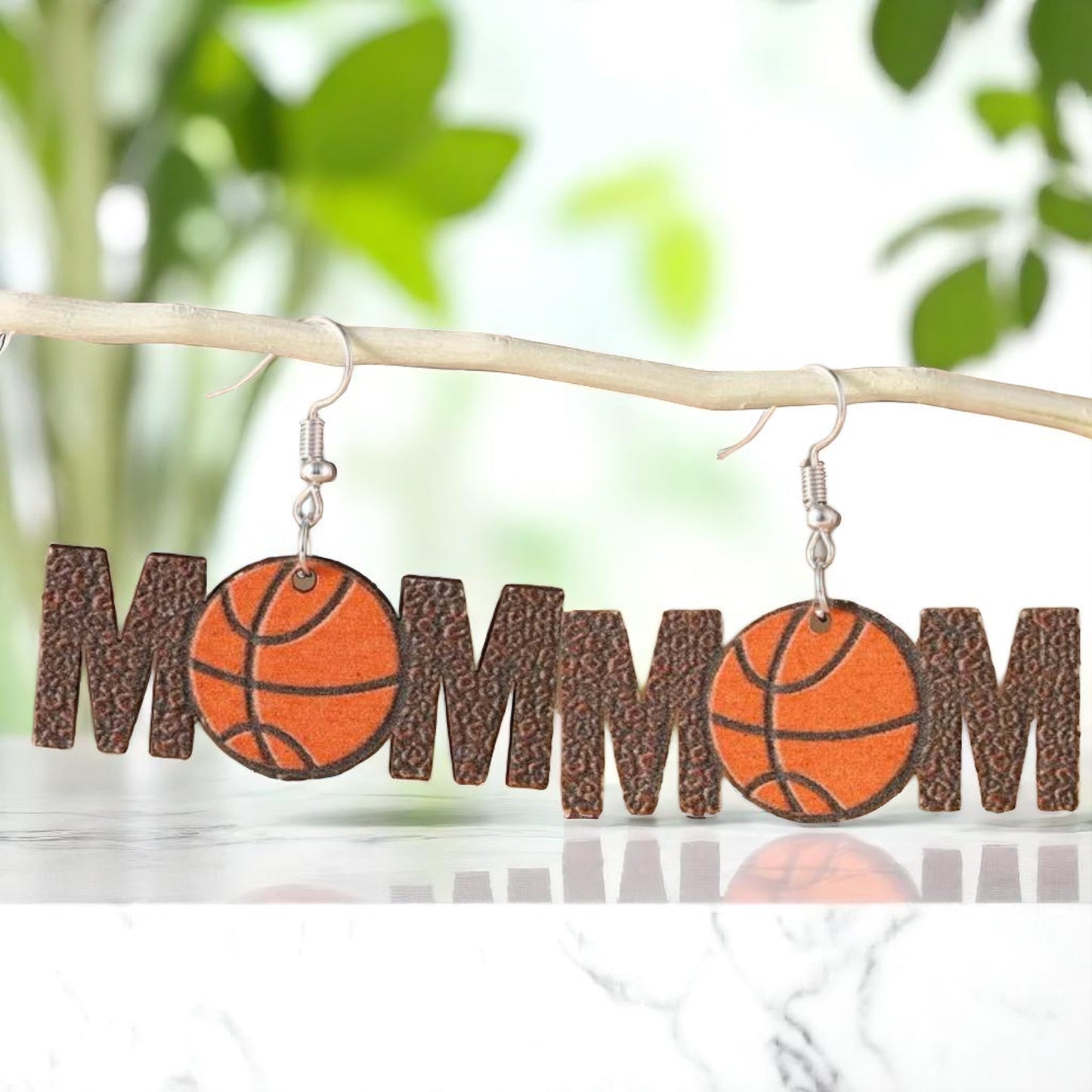 Score Style Points: Fun Sports Mom Dangle Earrings!