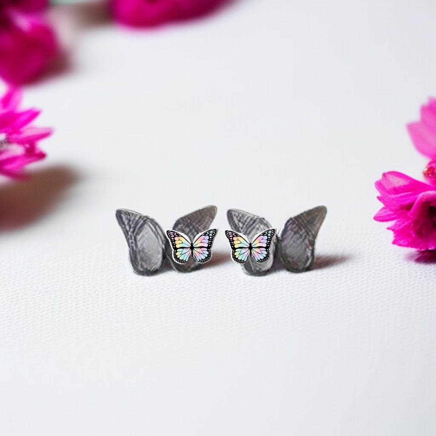 Flutter into Fashion with Our Butterfly Stud Earrings! 🌟