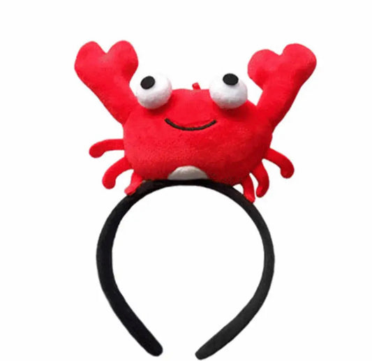 Crab Headband - Crab Headpiece, Crab Costume, Cajun Headband, Cartoon Headband