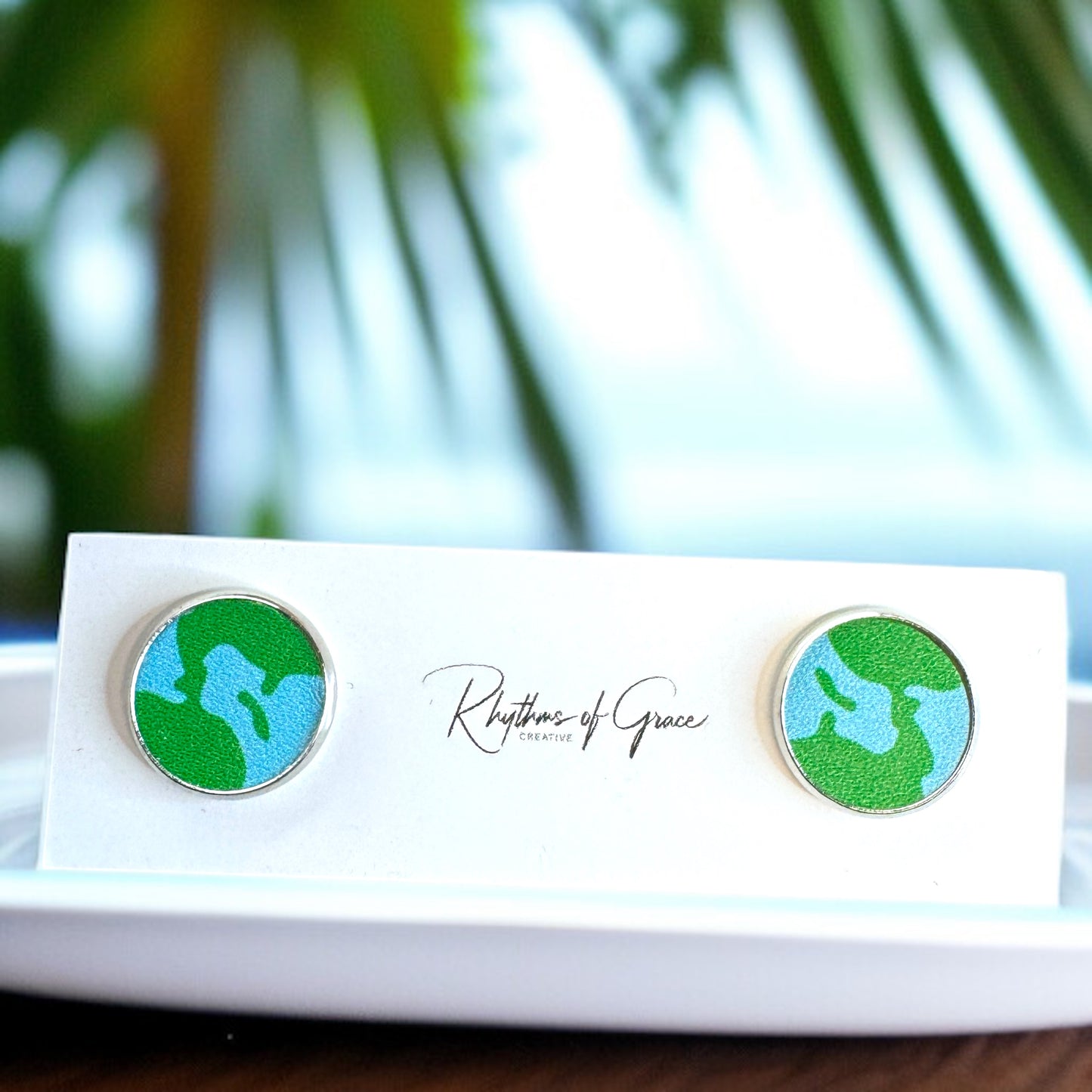 Mother Earth Stud Earrings - Handmade with Love! 🌎