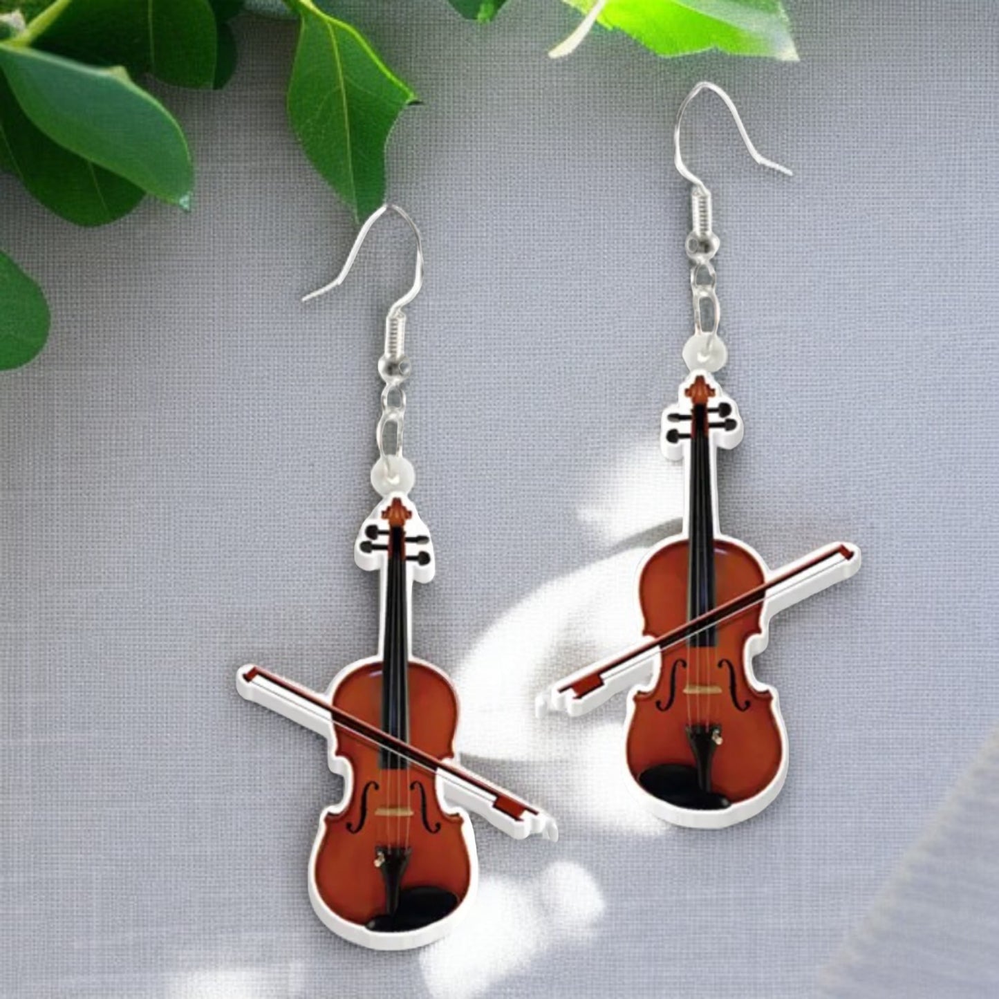 Amp Up Your Style with Musical Instrument Dangle Earrings! 🎶 - Rhythms of Grace Creative