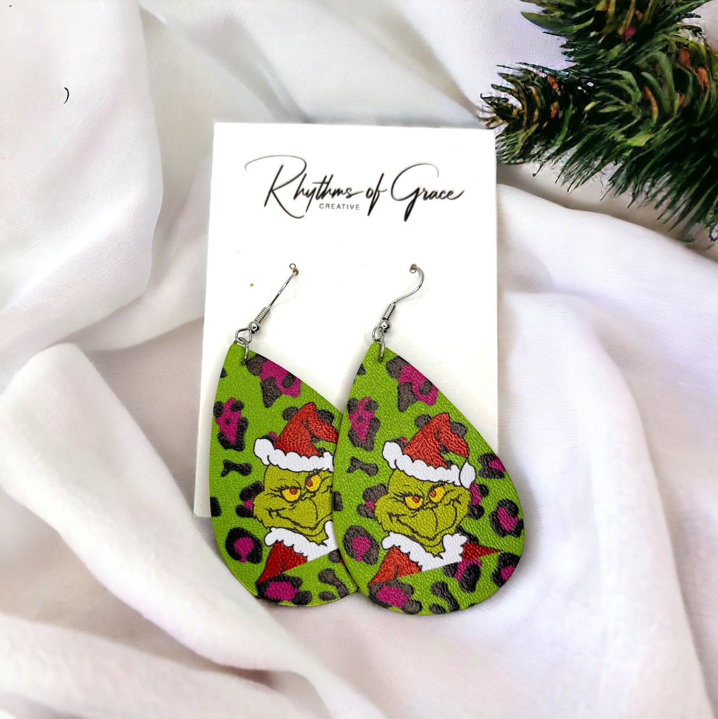 Mean One Dangle Earrings: Get Your Grinch On This Christmas!