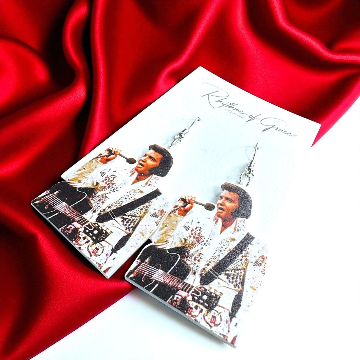 Rock Your Style: Elvis Presley Dangle Earrings - 12 Iconic Designs! 🎸