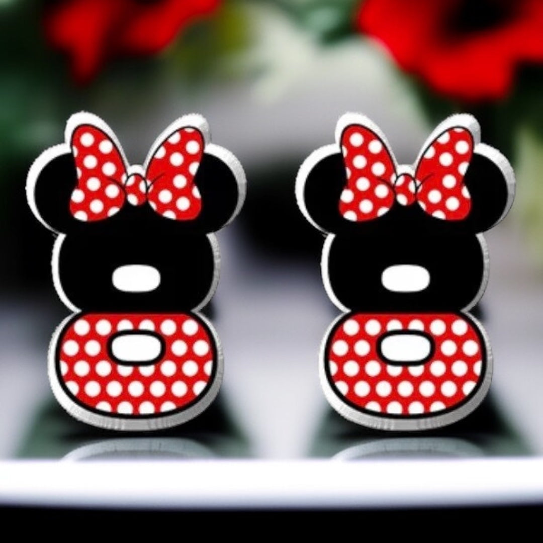 Whimsical Number Stud Earrings: Celebrate Your Age in Style!