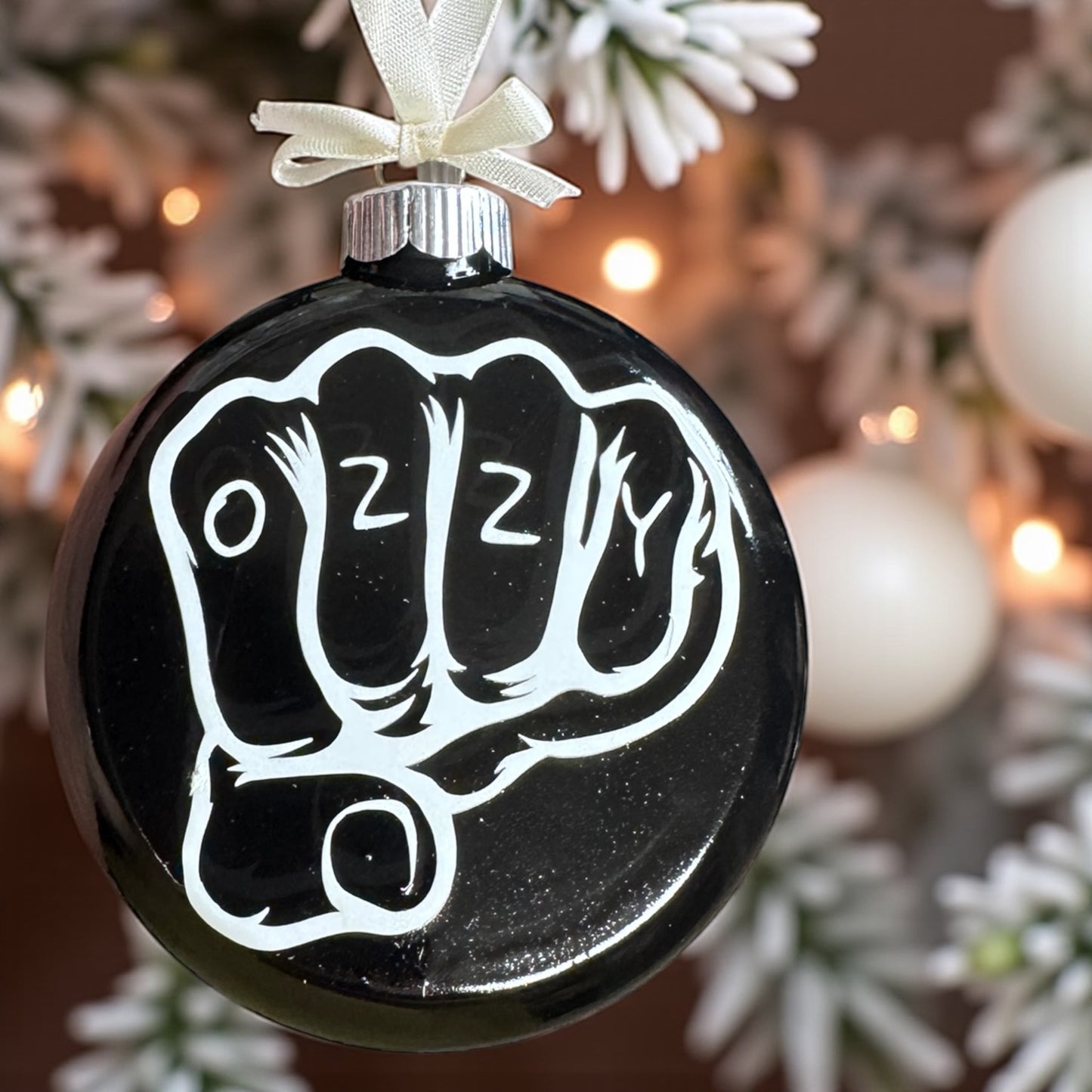 Celebrate a Legend: Hand-Painted Ozzy Ornaments! 🎶