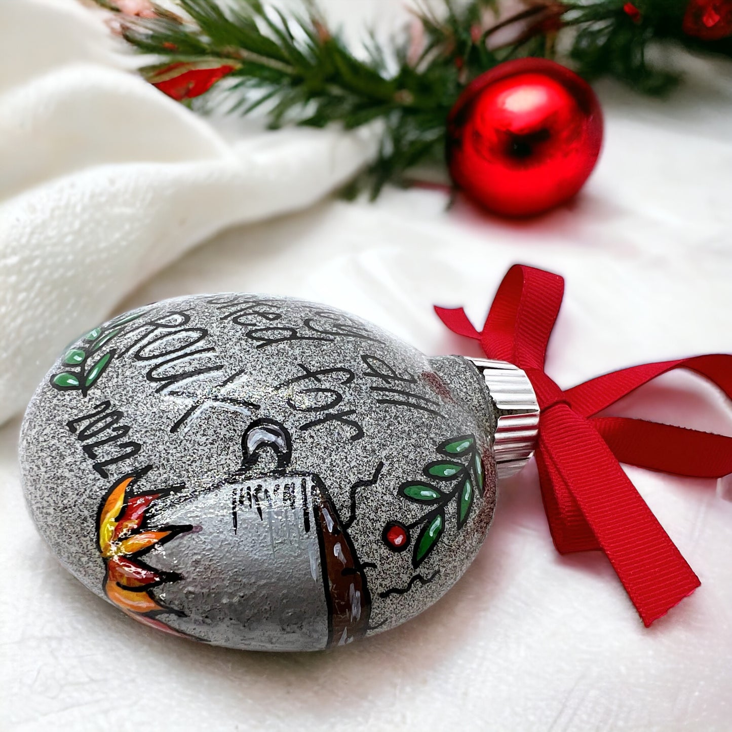 Cajun Christmas Ornament: "They All Asked for ROUX"