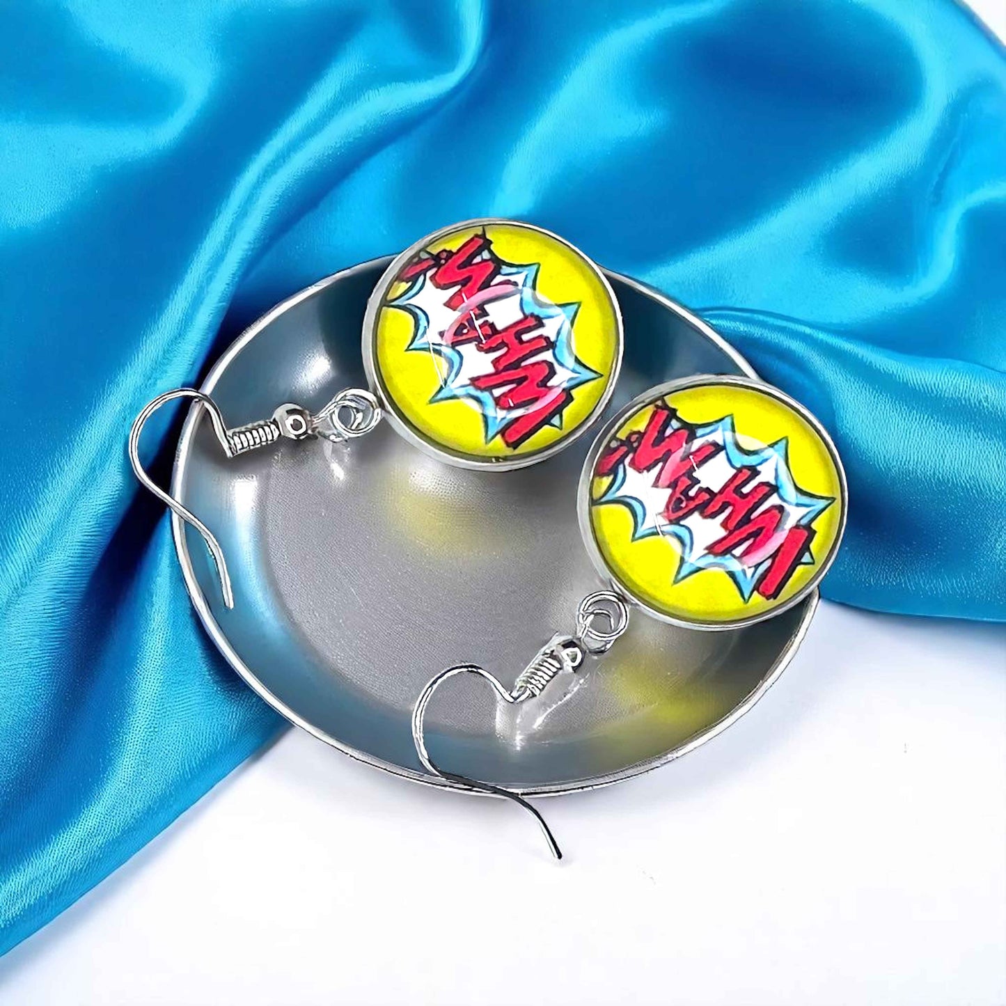 Superhero Sparkle: Dangle Earrings for Everyday Adventure!