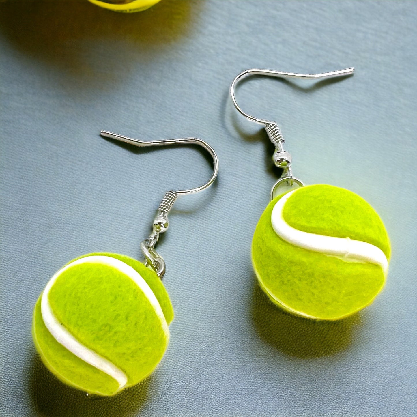 Game, Set, Match: Tennis Ball Earrings – Serve Up Style!
