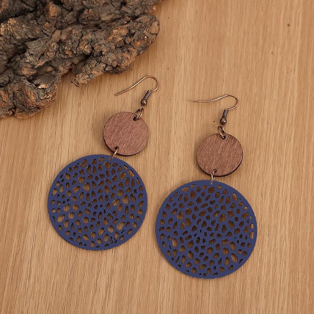 Boho Blues – Earthy-Chic Dangle Earrings for Every Vibe