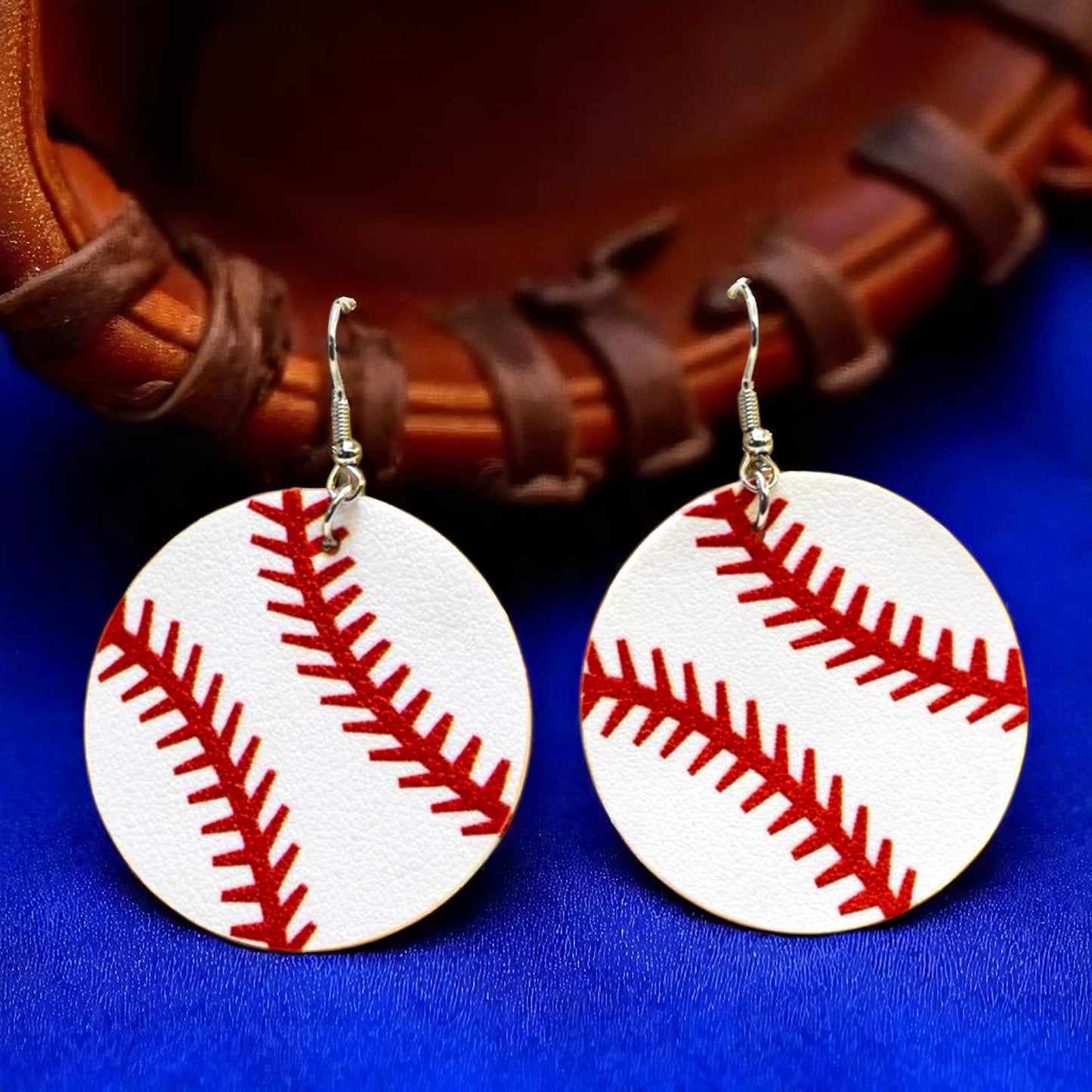 Step Up to the Style Plate with Baseball Dangle Earrings! ⚾️
