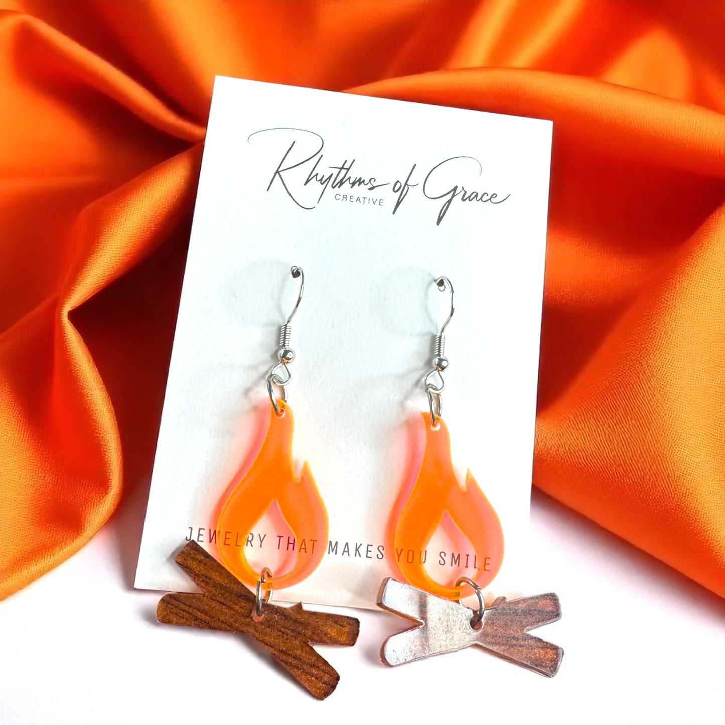 Campfire Chic: Dazzling Earrings to Spark Your Adventure!