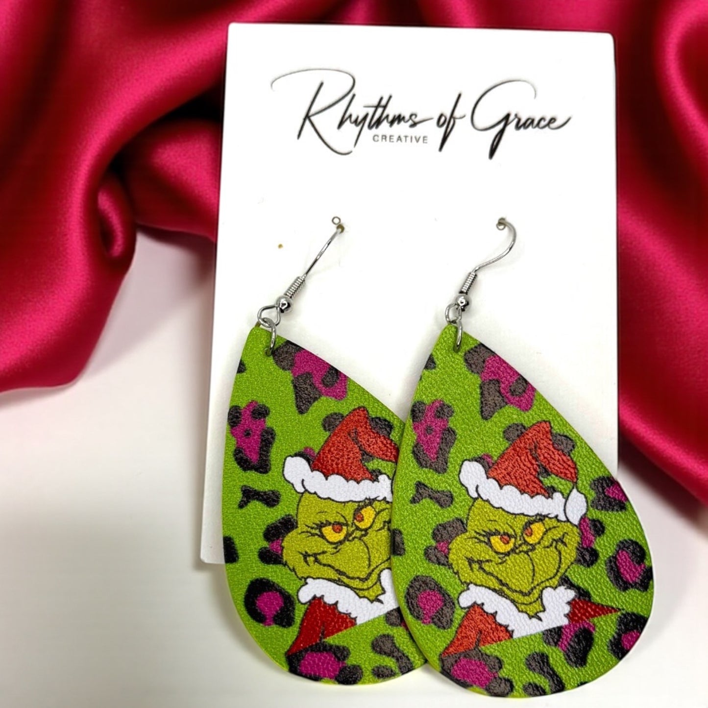 Mean One Dangle Earrings: Get Your Grinch On This Christmas!