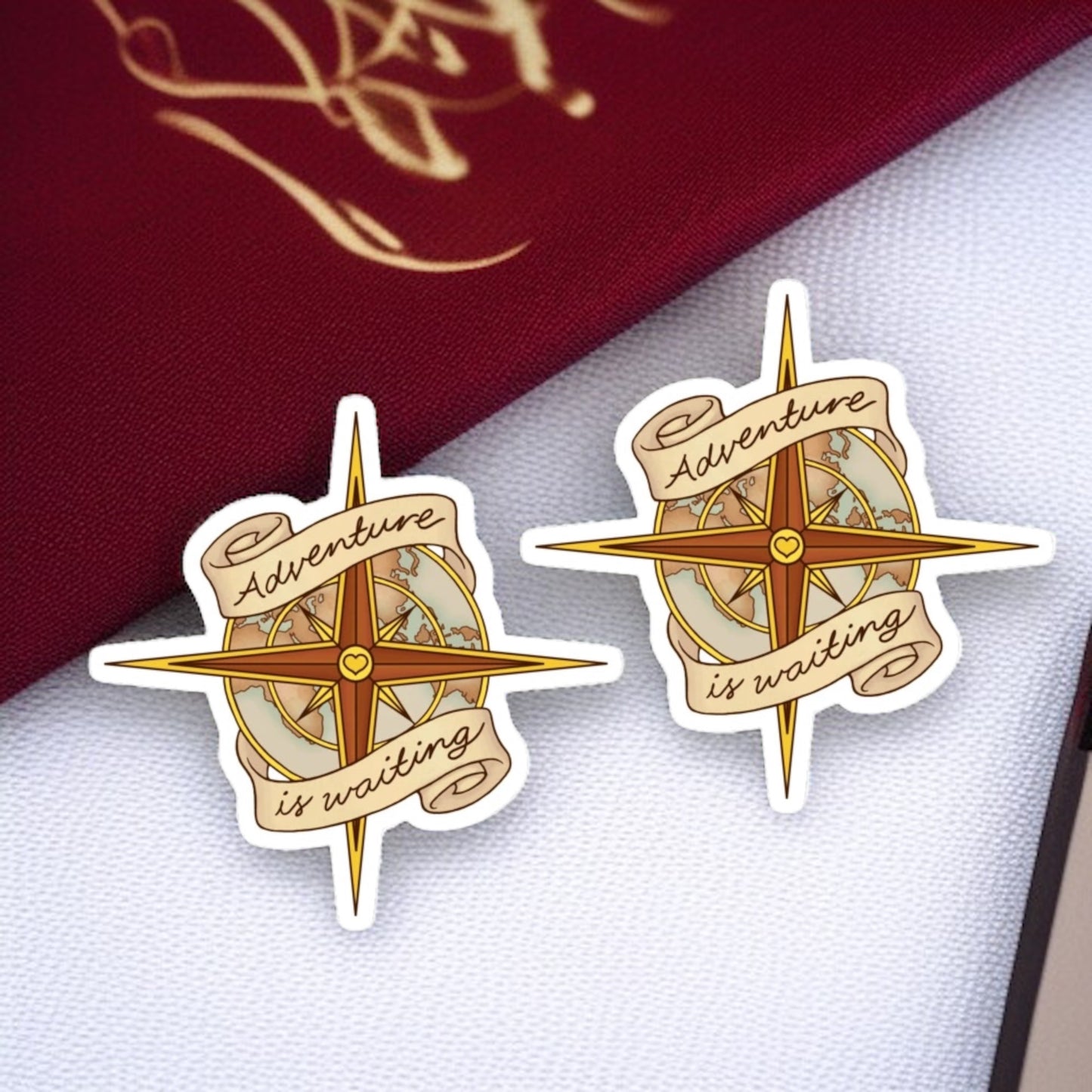 Compass Your Style: Adventure Awaits Stud Earrings!