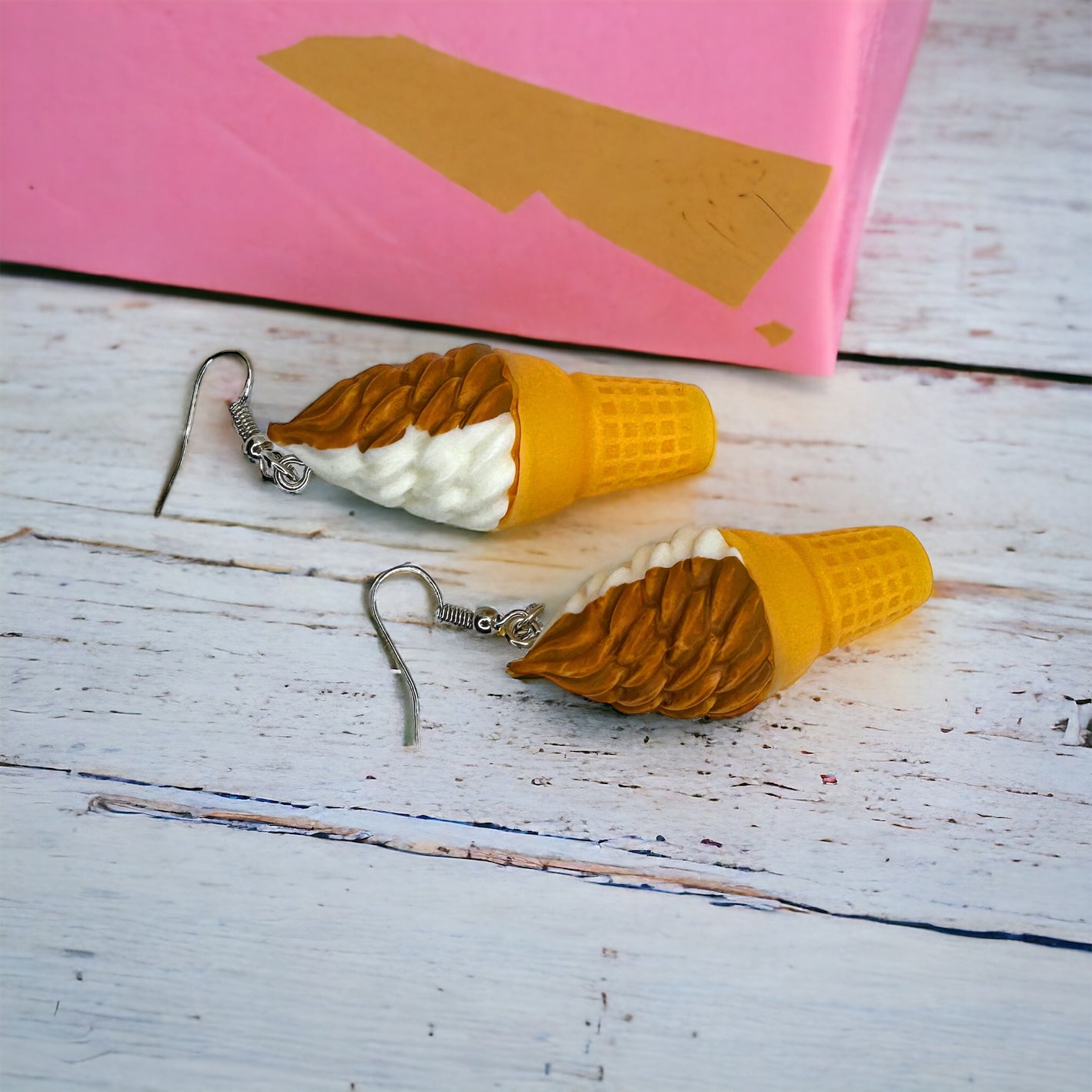 Sweet Treats for Your Ears: Ice Cream Cone Dangle Earrings!