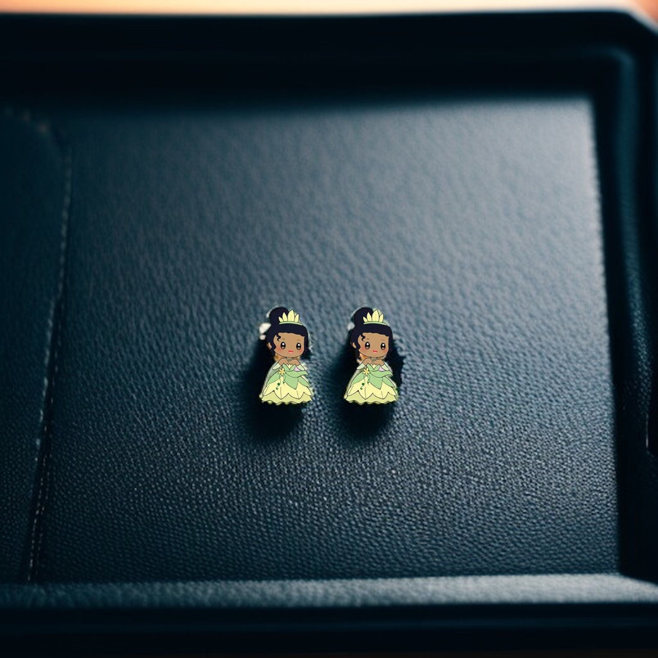 Enchanting Cartoon Princess Stud Earrings - Sparkle Like Royalty! đź‘‘