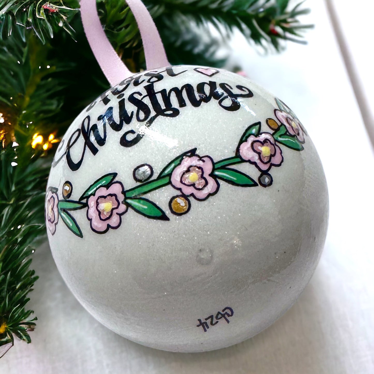 Baby's First Christmas Ornament: A Cherished Keepsake for Tiny Holiday Memories!