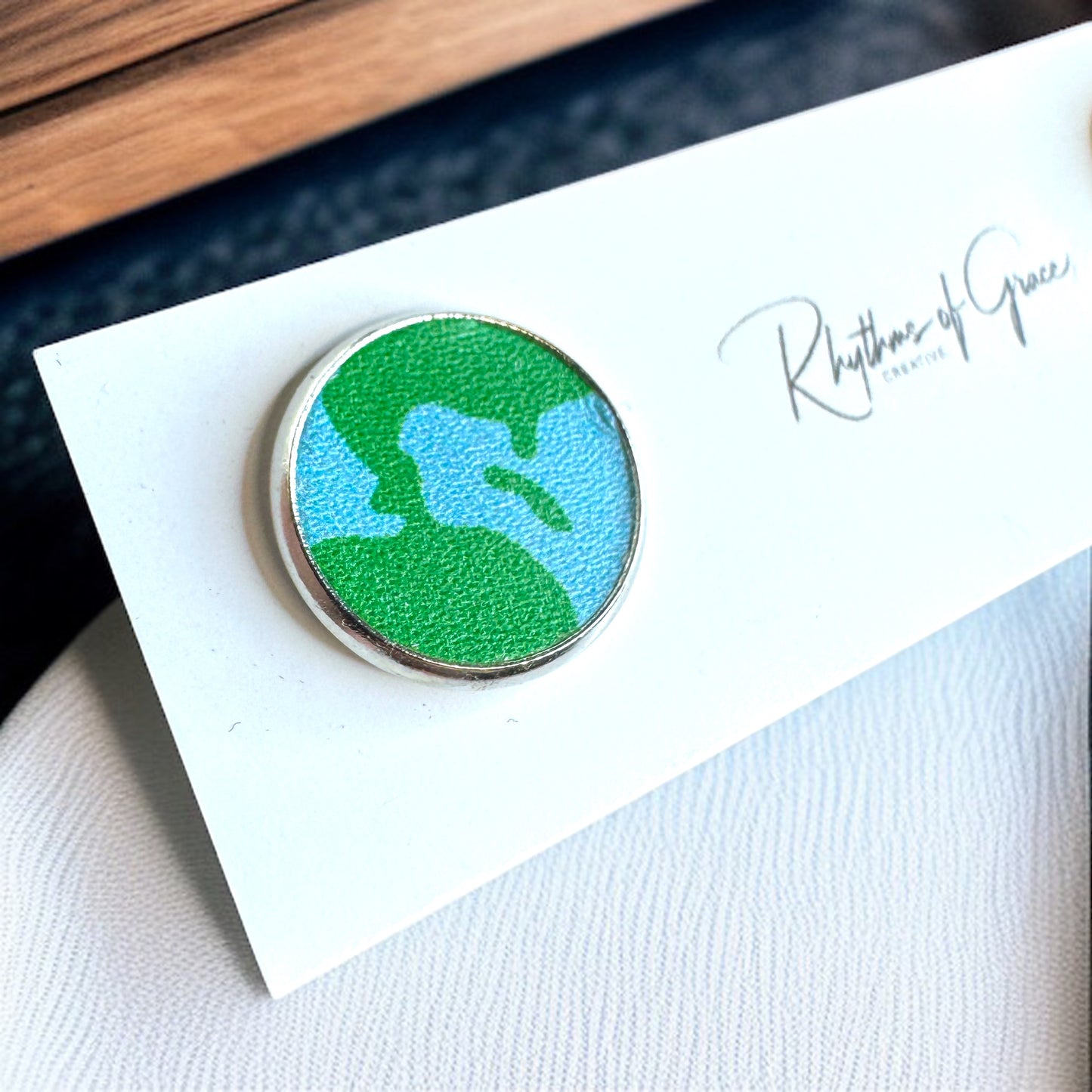 Mother Earth Stud Earrings - Handmade with Love! 🌎