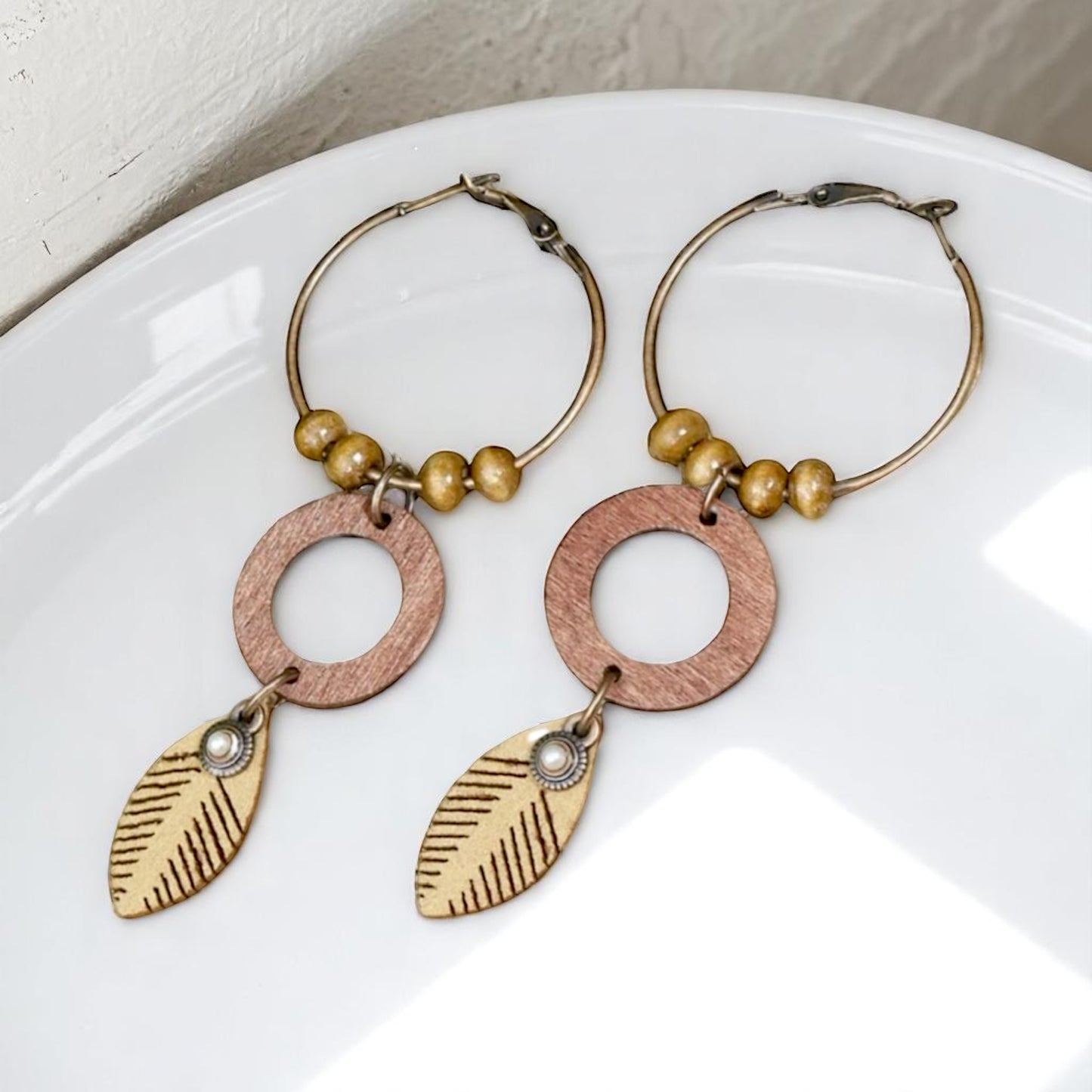 Boho Chic Hoop Dangle Earrings: Your New Statement Piece!