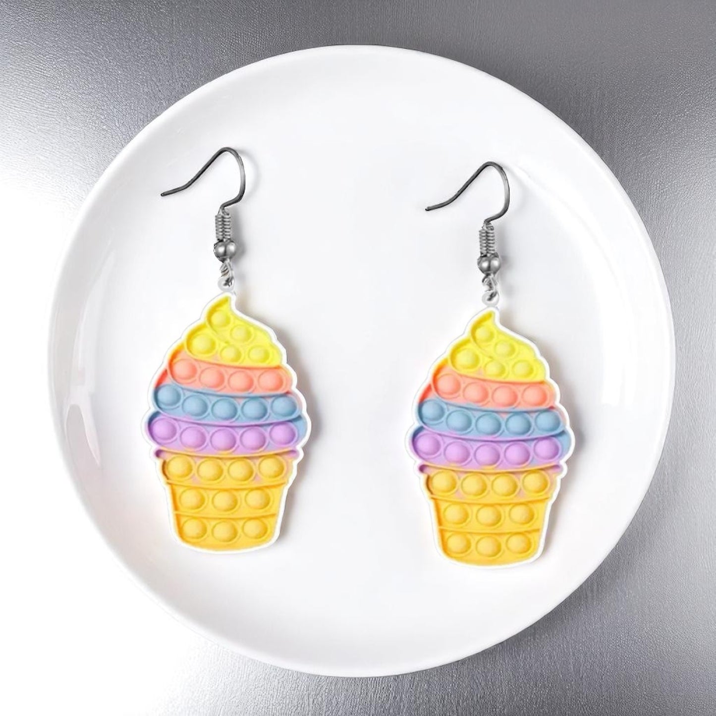 Pop-It Toy Dangle Earrings: A Colorful Twist to Your Style!