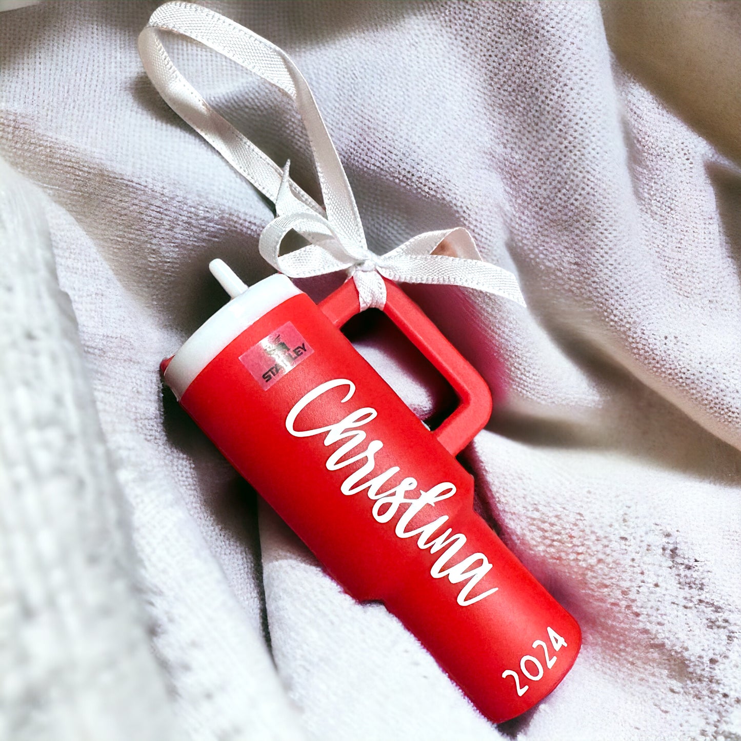 Cheers to the Season: Personalized Mini Stanley Cup Ornaments for the Perfect Gift!