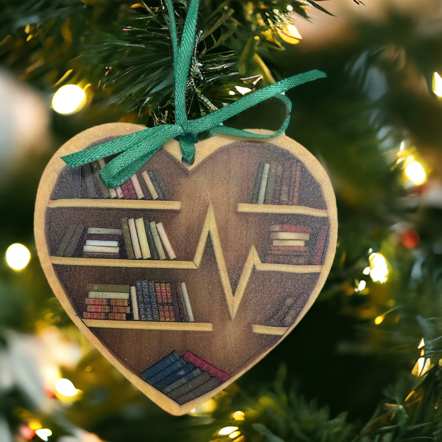 Christmas Ornament: “Just a Girl Who Loves Books”