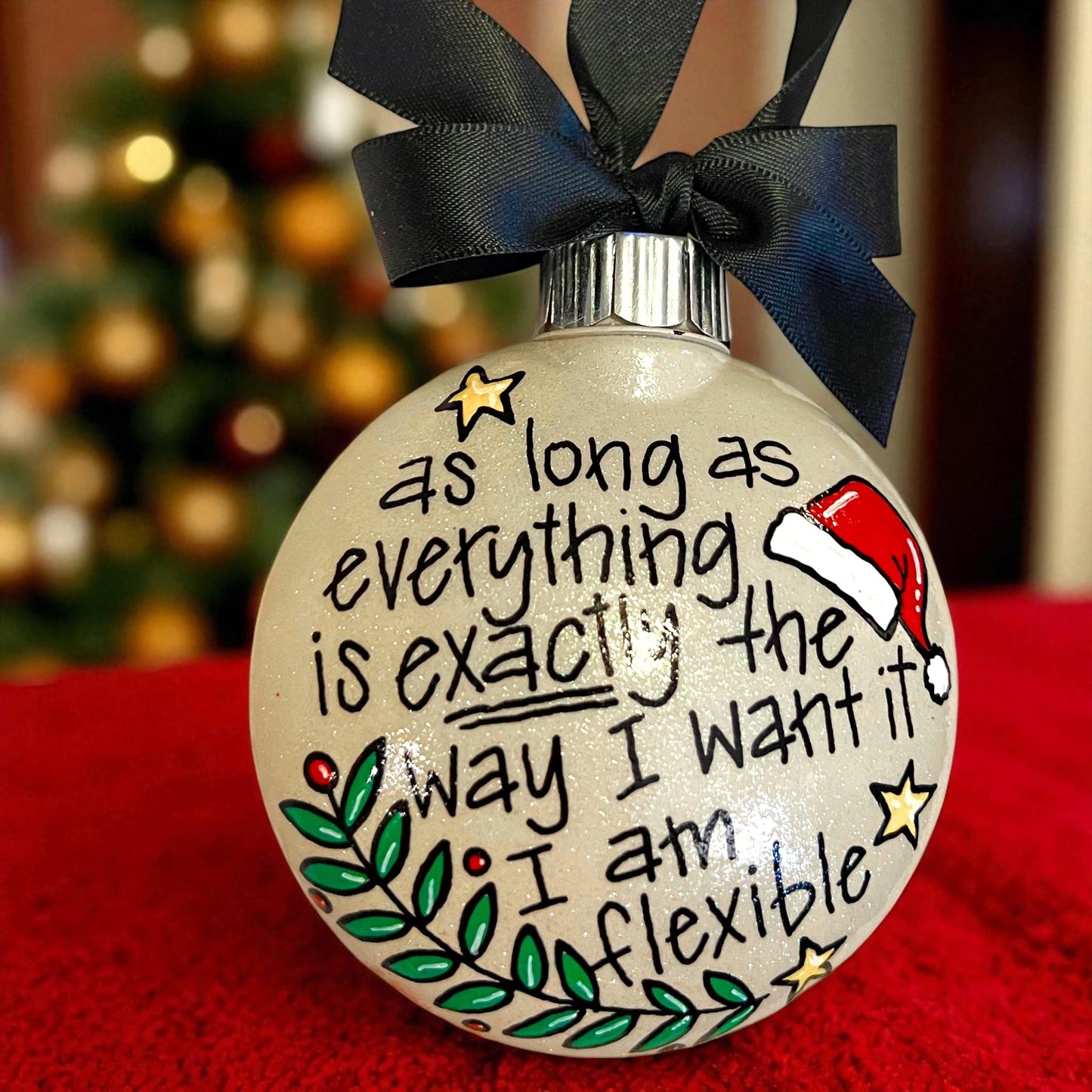 Control Freak Christmas Ornament | Type A Personality Holiday Humor