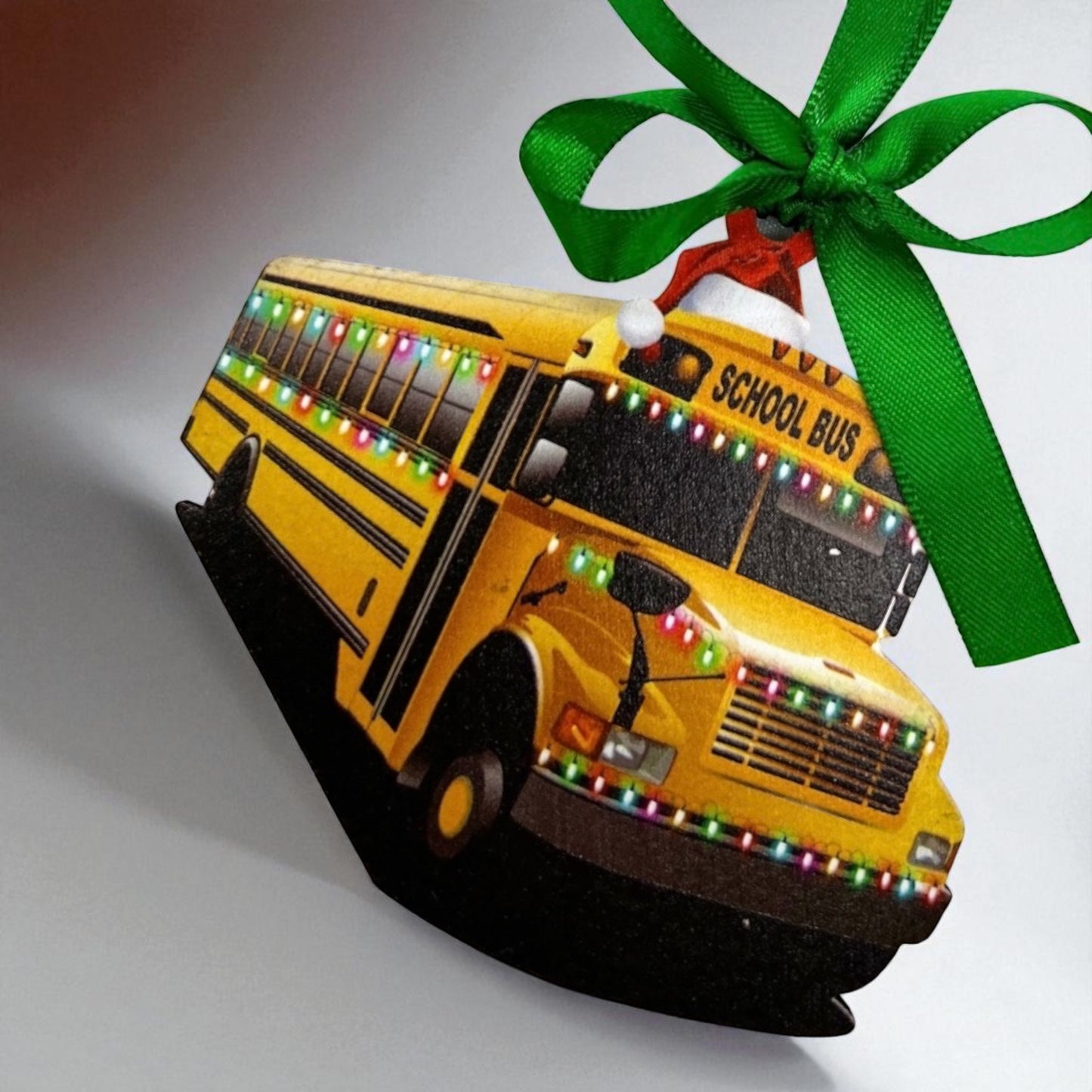 School Bus Driver Ornament – Festive Christmas Sublimation Keepsake