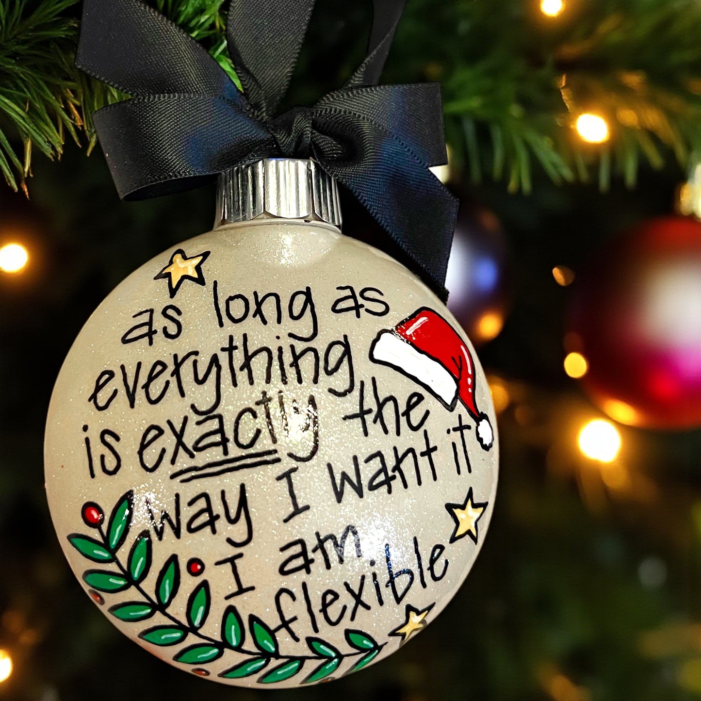 Control Freak Christmas Ornament | Type A Personality Holiday Humor