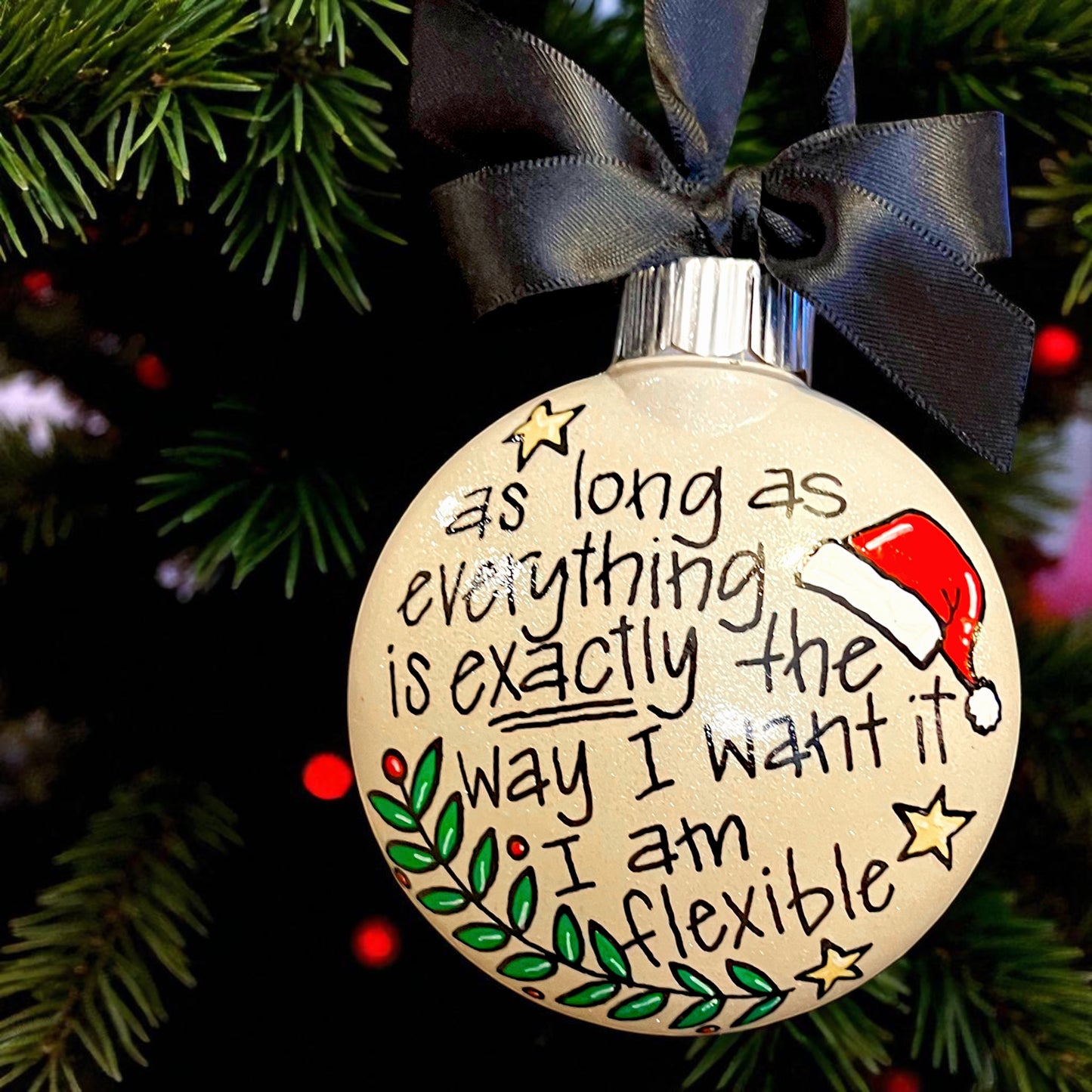 Control Freak Christmas Ornament | Type A Personality Holiday Humor