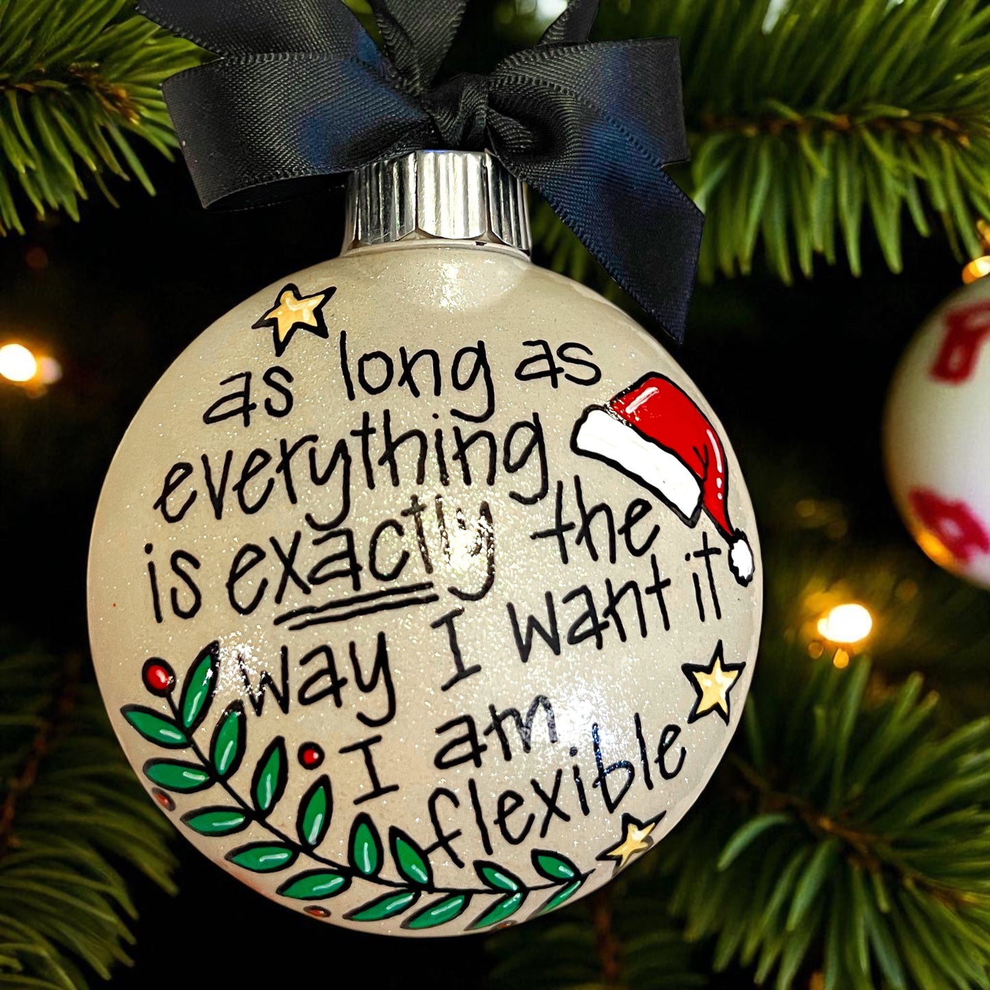Control Freak Christmas Ornament | Type A Personality Holiday Humor