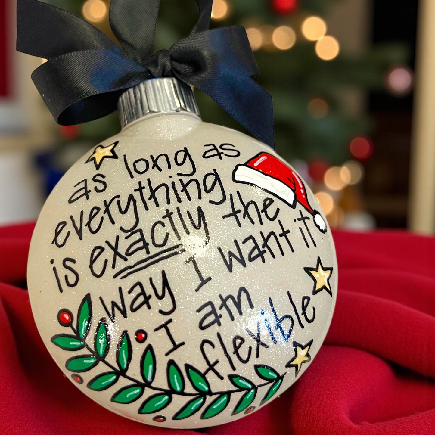 Control Freak Christmas Ornament | Type A Personality Holiday Humor