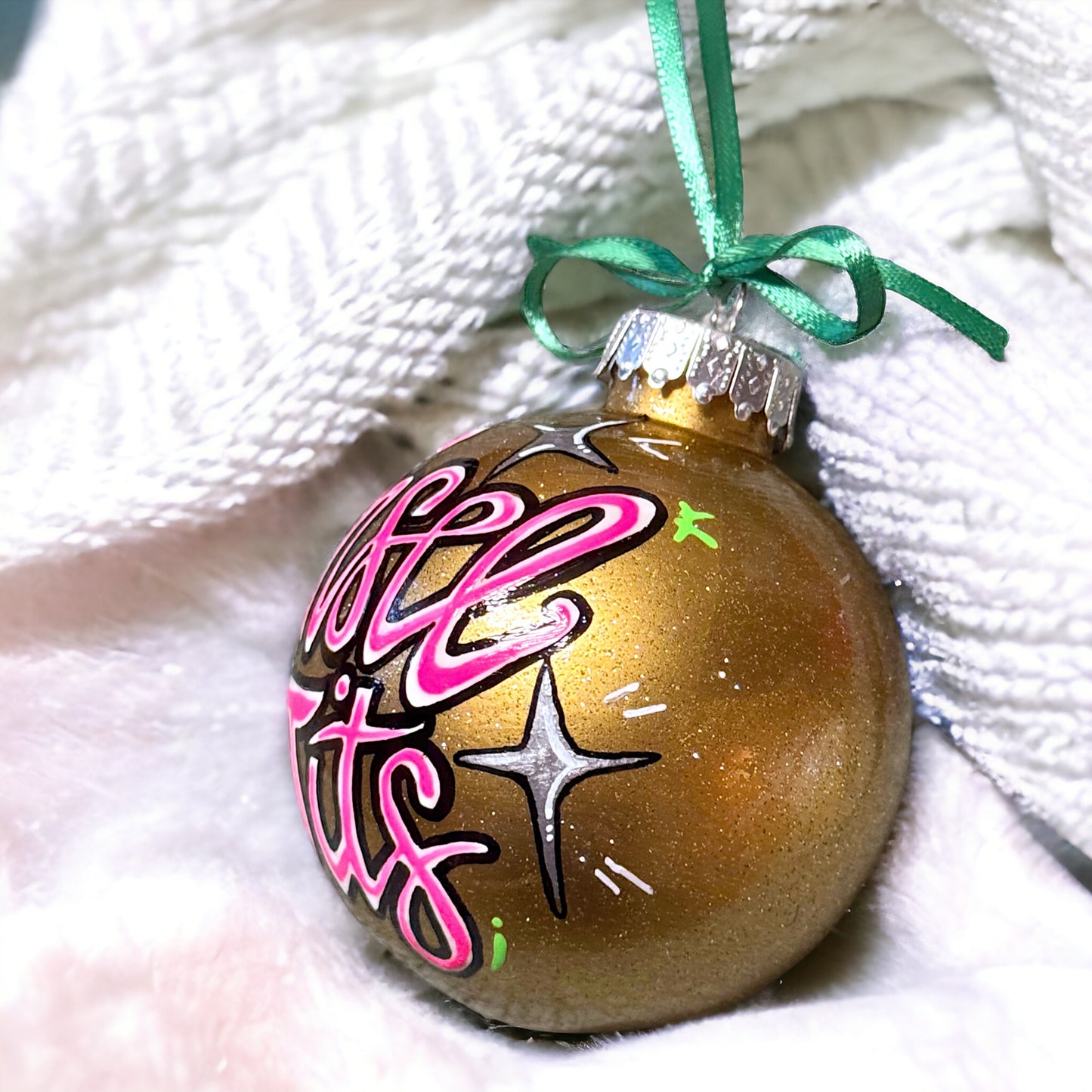 Tinsel Tits: A Cheeky Christmas Ornament that Sparkles!