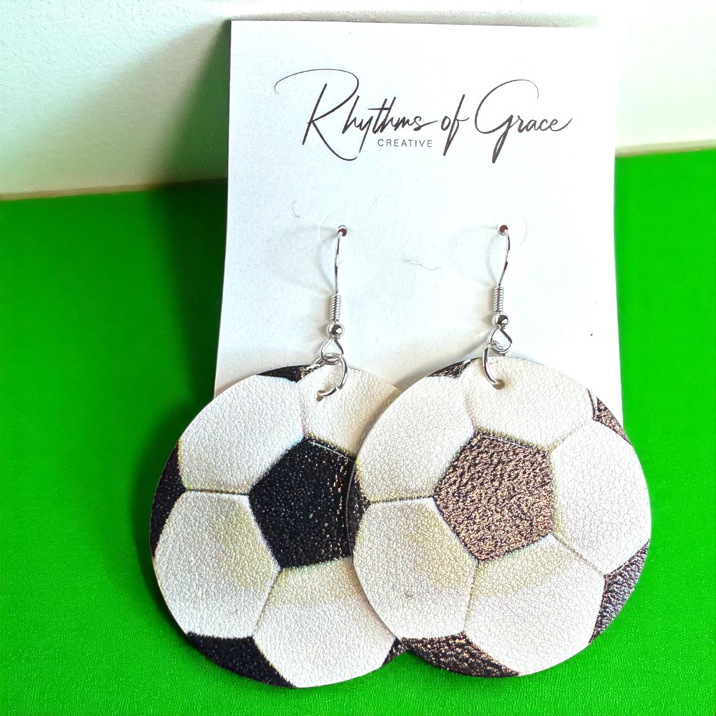 Score Big with Soccer Dangle Earrings! ⚽️