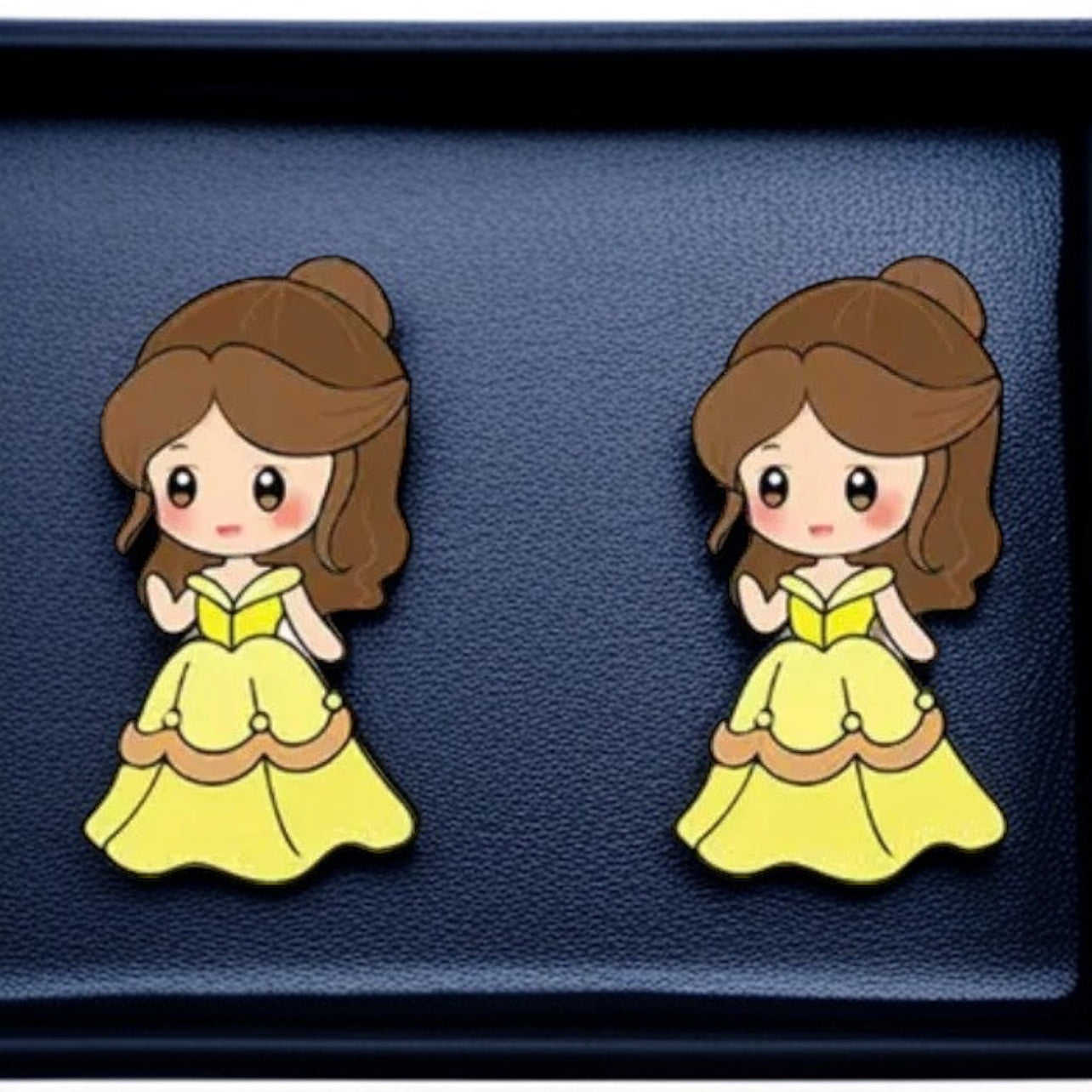 Enchanting Cartoon Princess Stud Earrings - Sparkle Like Royalty! đź‘‘
