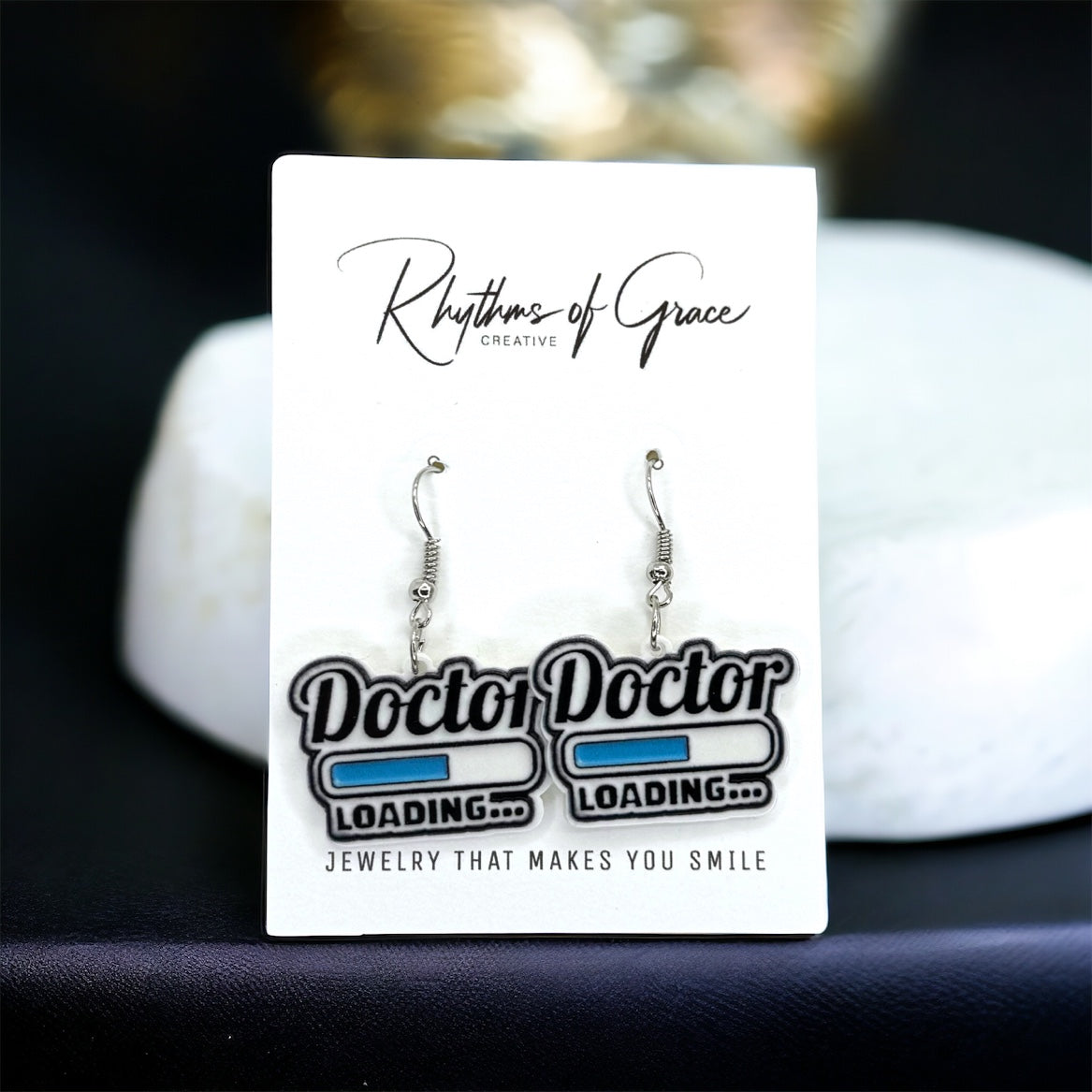 Doctor Loading Earrings - A Prescription for Fun! 🎉