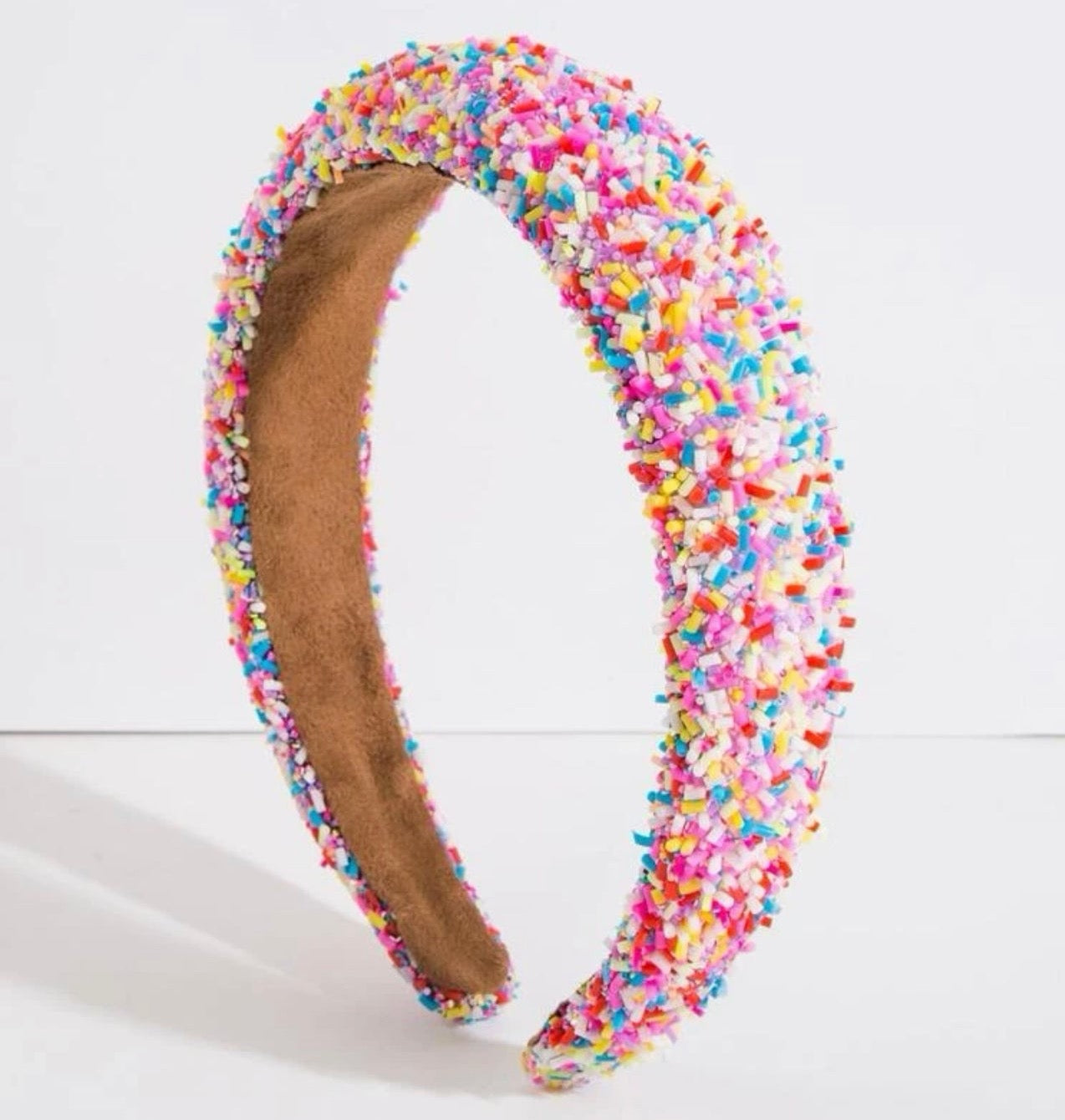 Birthday Sprinkle Headband - Handmade Headpiece, Birthday Girl, Birthday Headband, Beaded Headband - Rhythms of Grace Creative