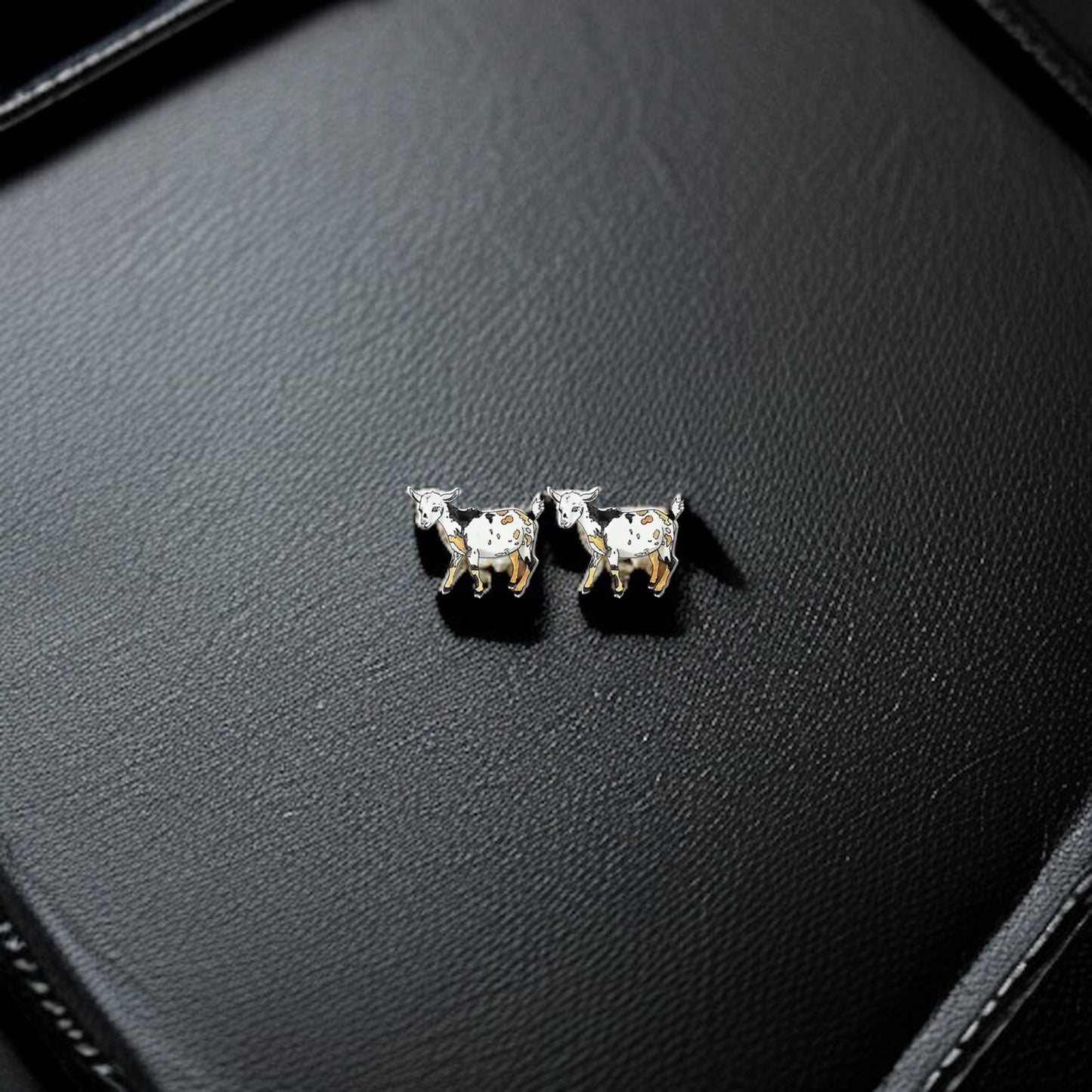 Goats Galore: Adorable Goat Stud Earrings! ๐