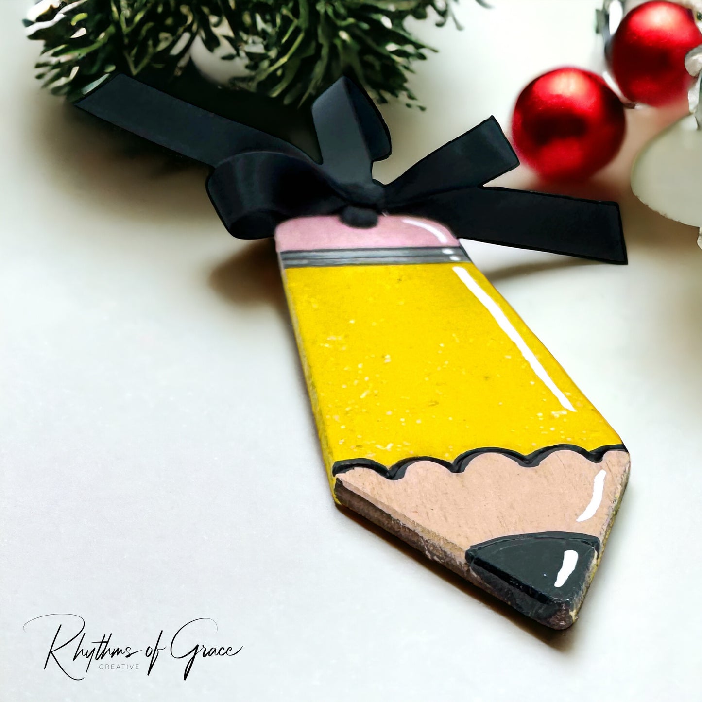 Personalized Pencil Ornaments – Celebrate Your Child's First Year of School!