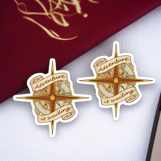 Compass Your Style: Adventure Awaits Stud Earrings!