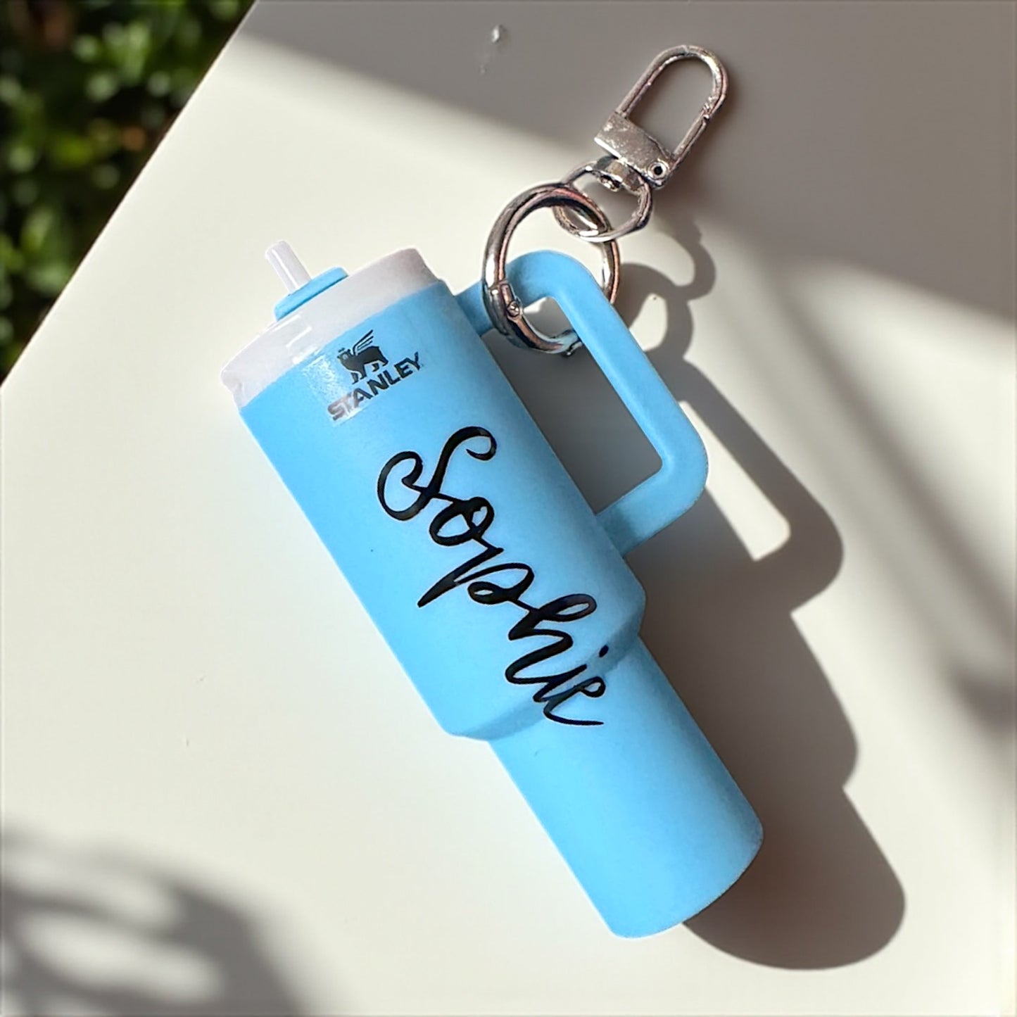 Sip, Store, & Shine: Mini Tumbler Keychains!