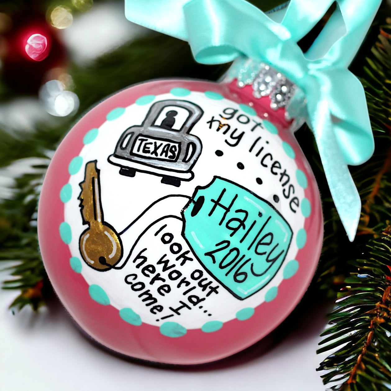 Christmas Ornament: "Driver's License" – Celebrate the New Driver in Your Life